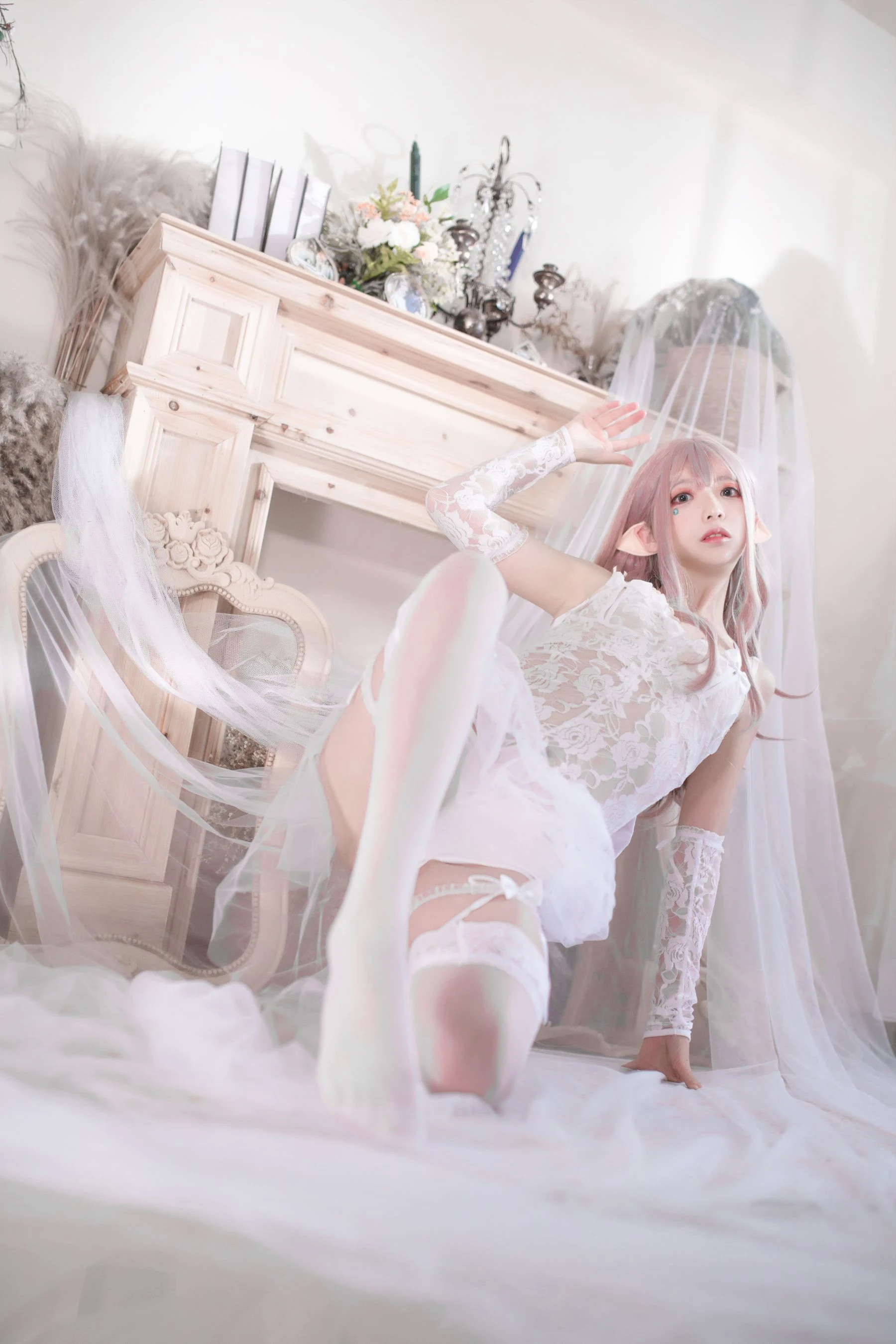 疯猫ss – 纯白精灵 [29P]插图2