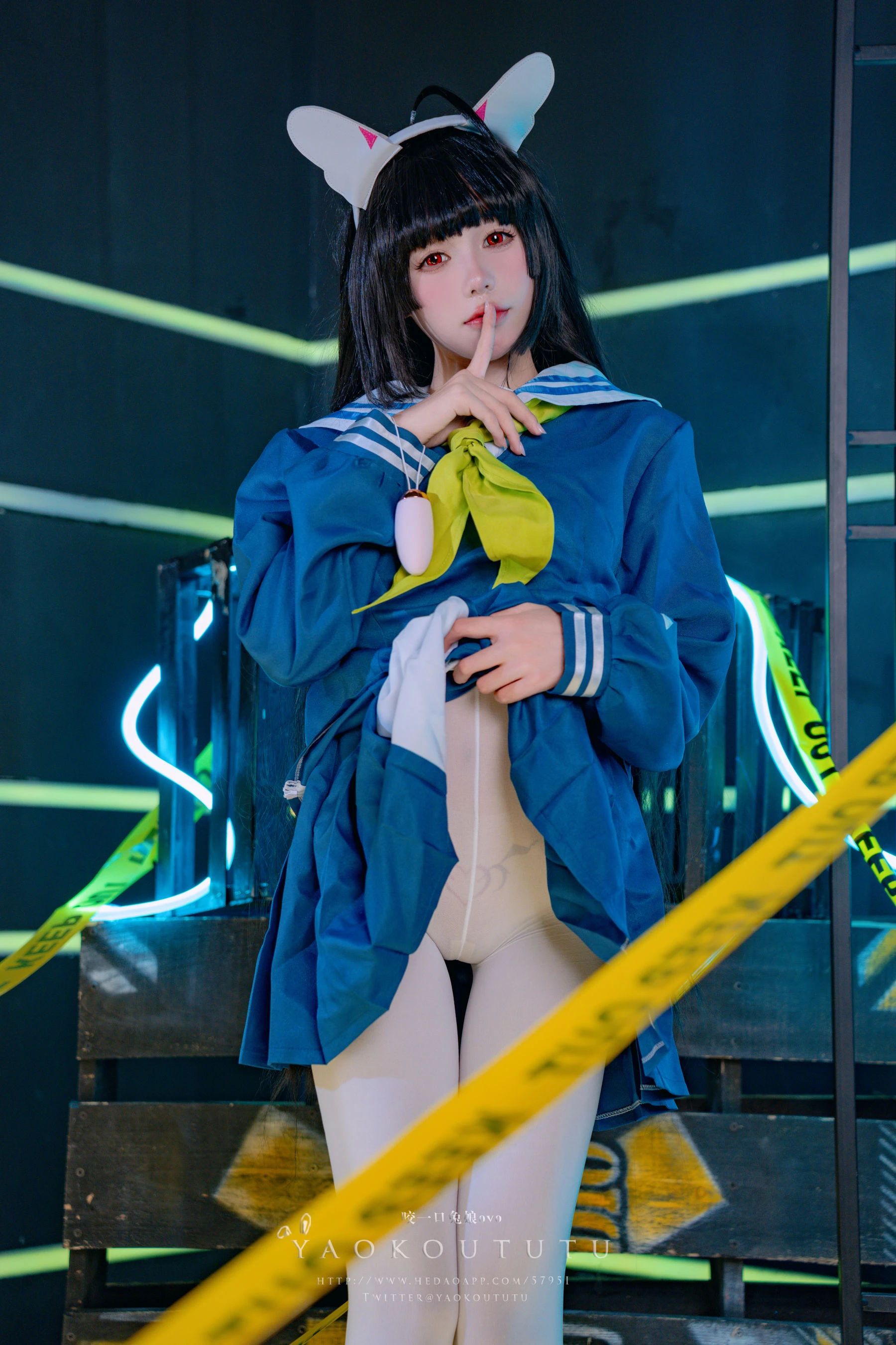 咬一口兔娘 – 兔兔班车 霞沢美游 [39P]插图4