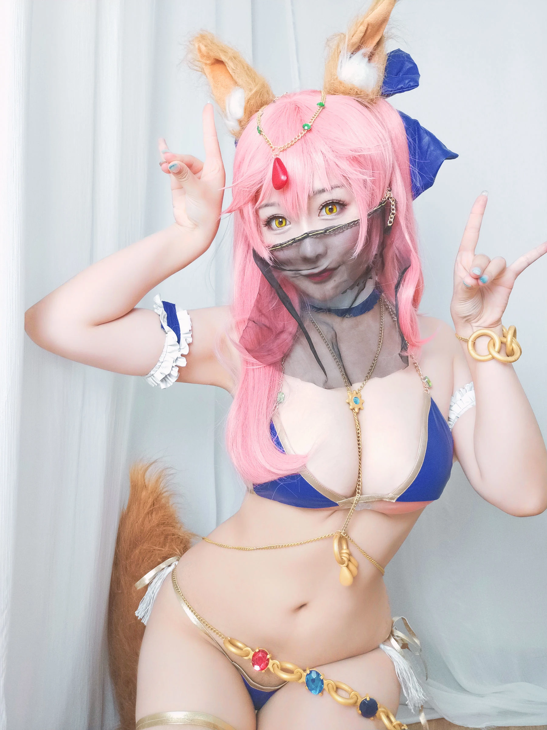 性感Coser三刀刀Miido 玉藻前 [14P]插图2