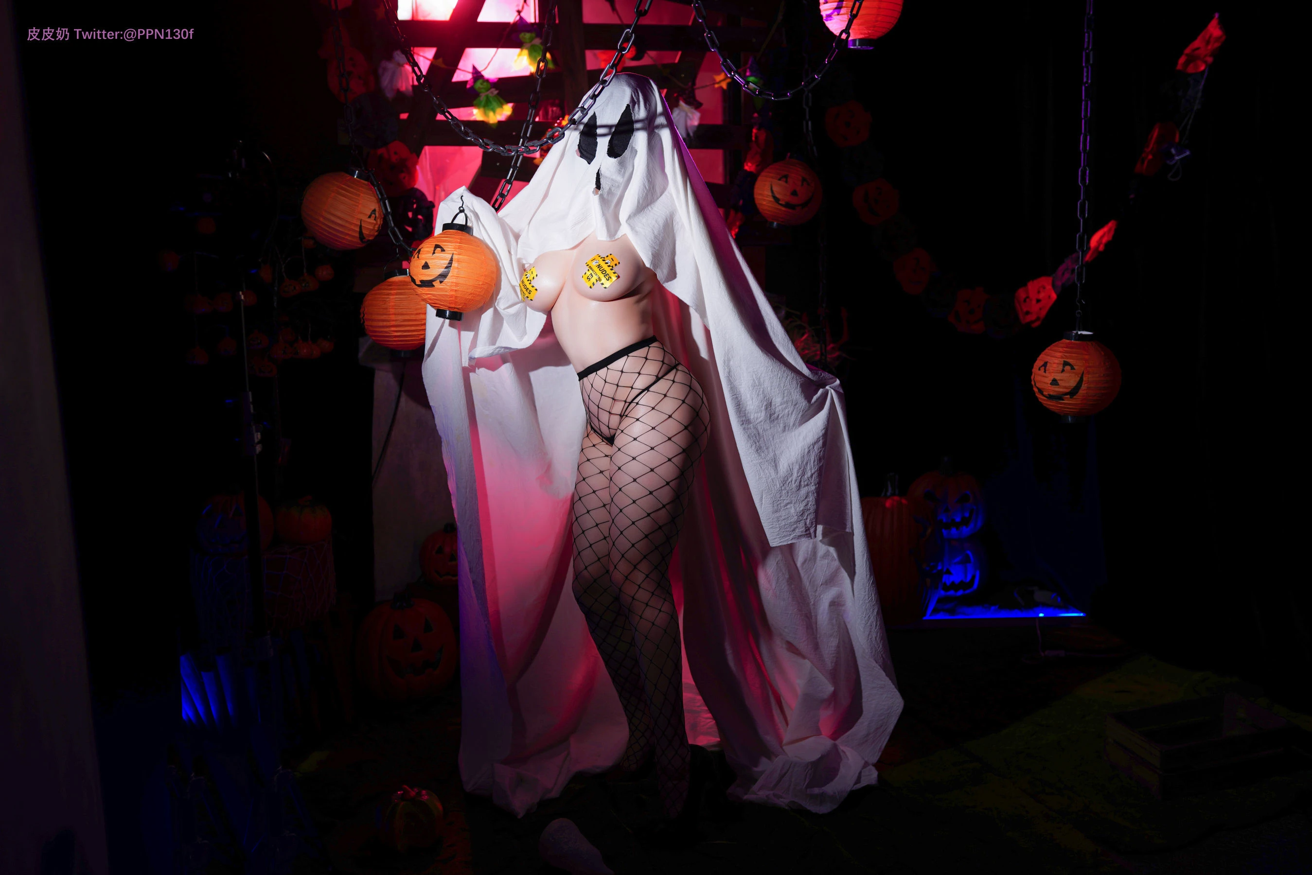 皮皮奶可可爱了啦 – 万圣节幽灵 [68P]插图2