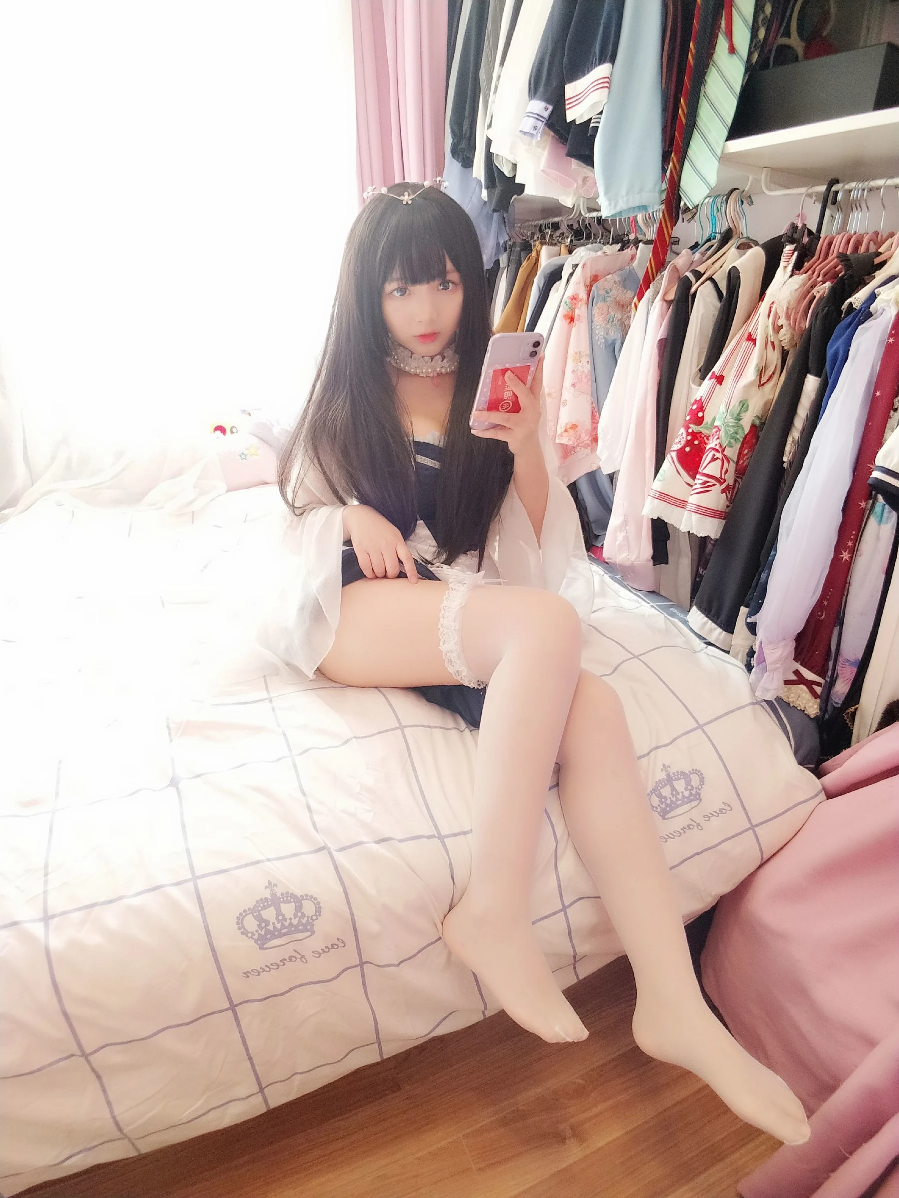 二次元美女古川kagura 白丝 [44P]插图4