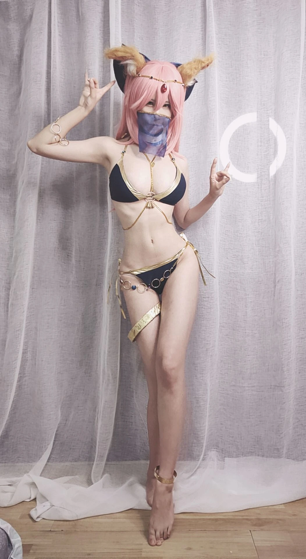 动漫博主爱老师_PhD 玉藻前 阿拉伯泳装 [9P]插图5