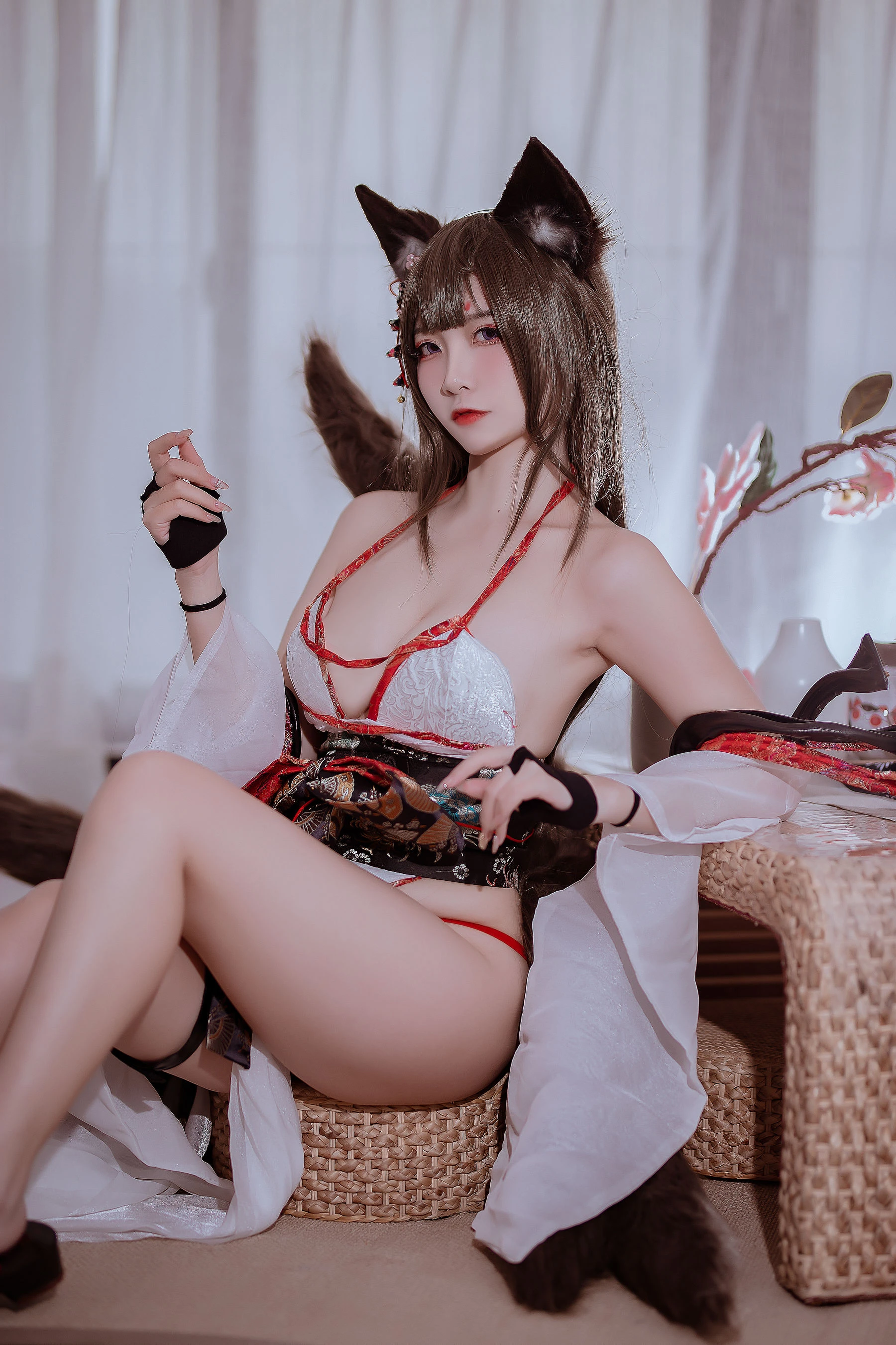 人气Coser二佐Nisa – 碧蓝 天城泳装 [16P]插图2