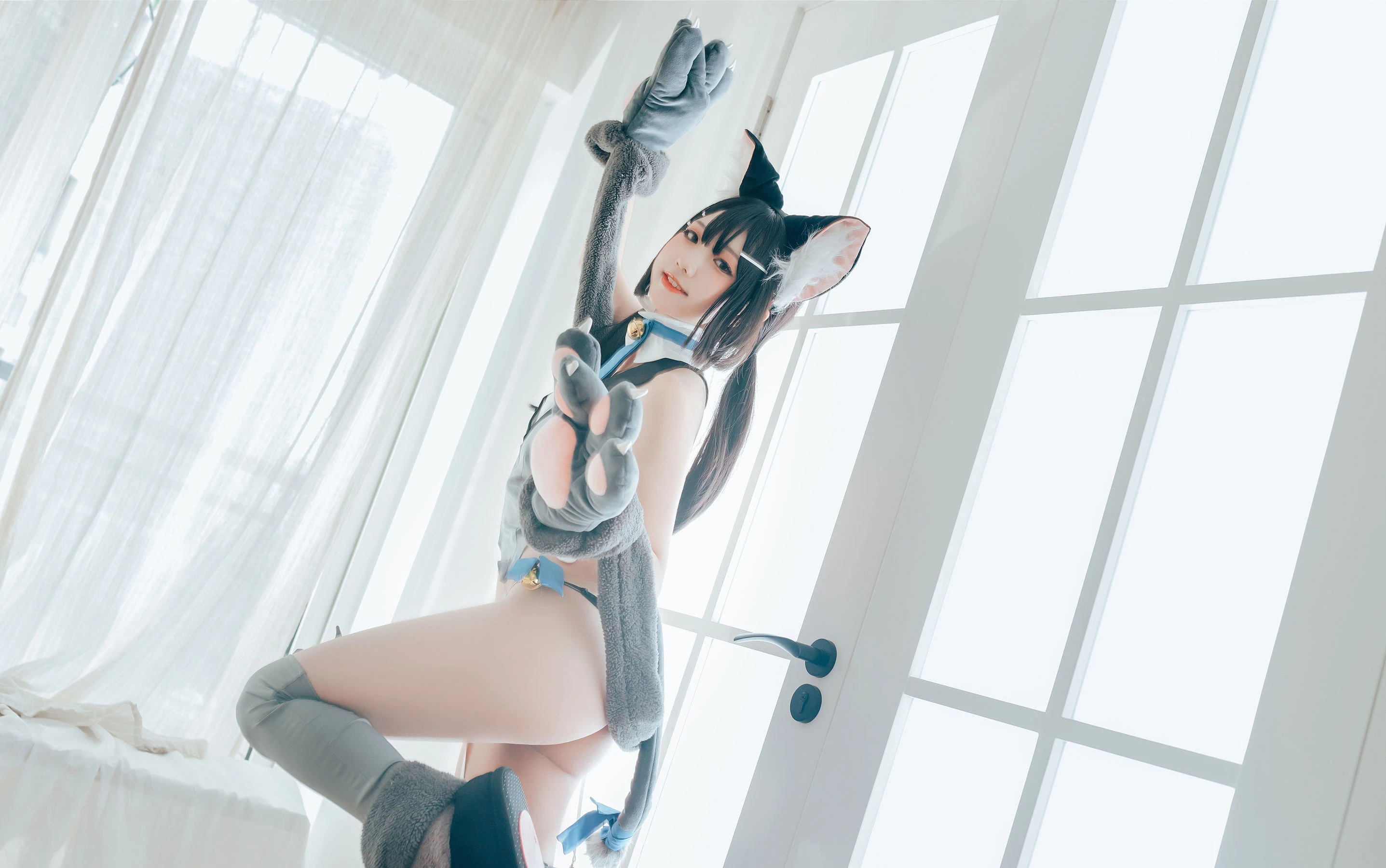 微博萌妹蓝小沂KiKi – 猫娘 [7P]插图2