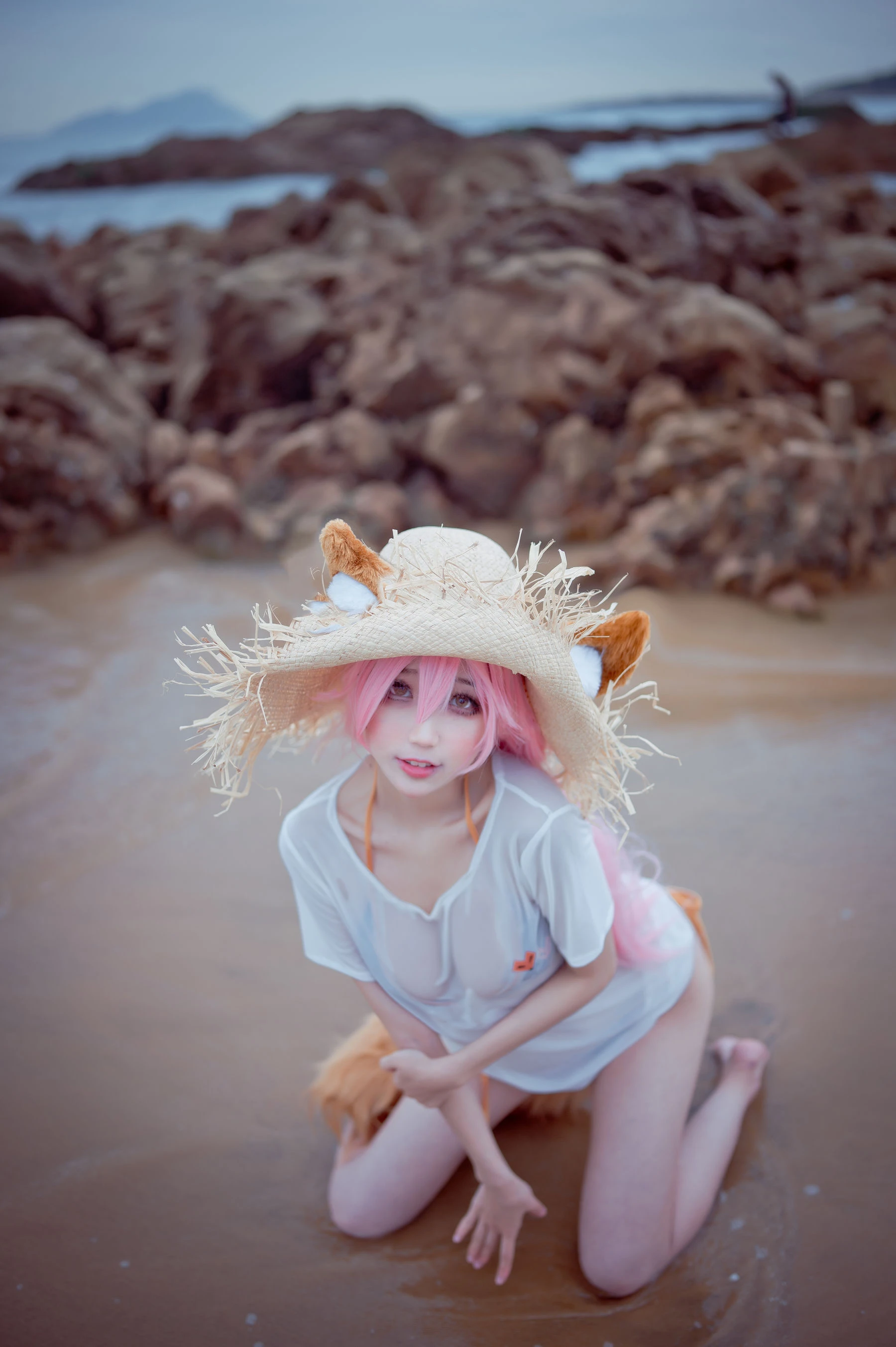 周叽是可爱兔兔 – 小玉泳装 [23P]插图3