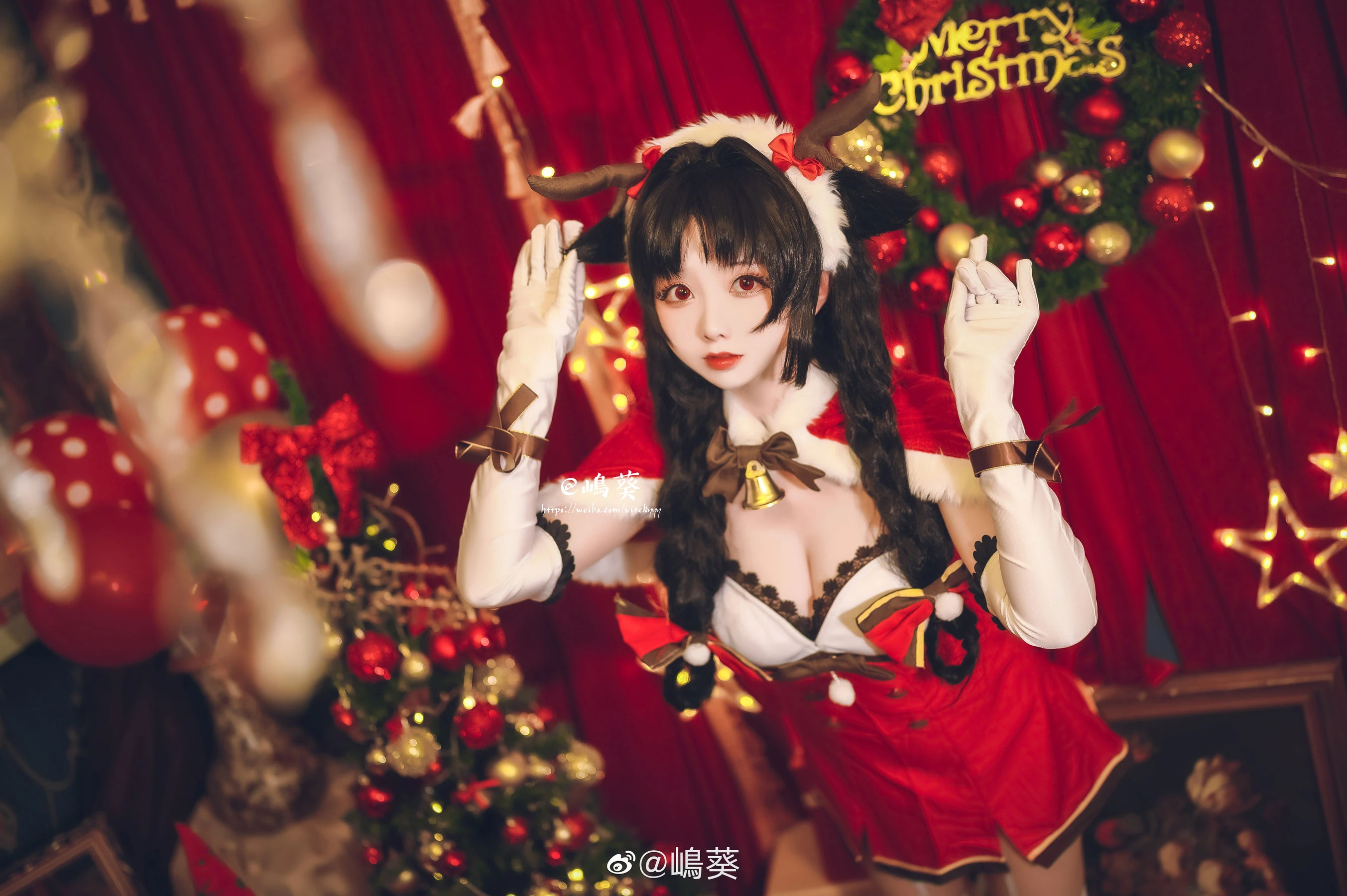 微博美女嶋葵 碧蓝航线 大潮 驯鹿与圣诞礼物 [12P]|图集秀