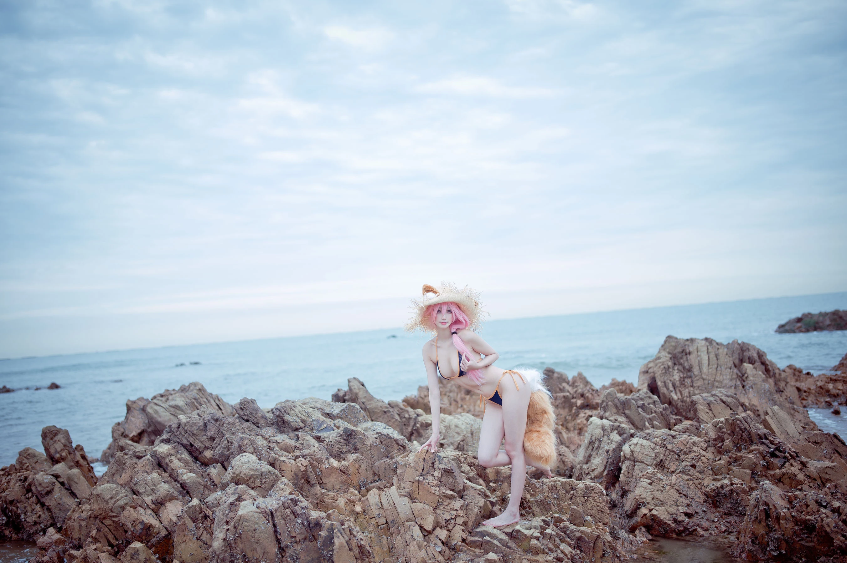 周叽是可爱兔兔 – 小玉泳装 [23P]插图5