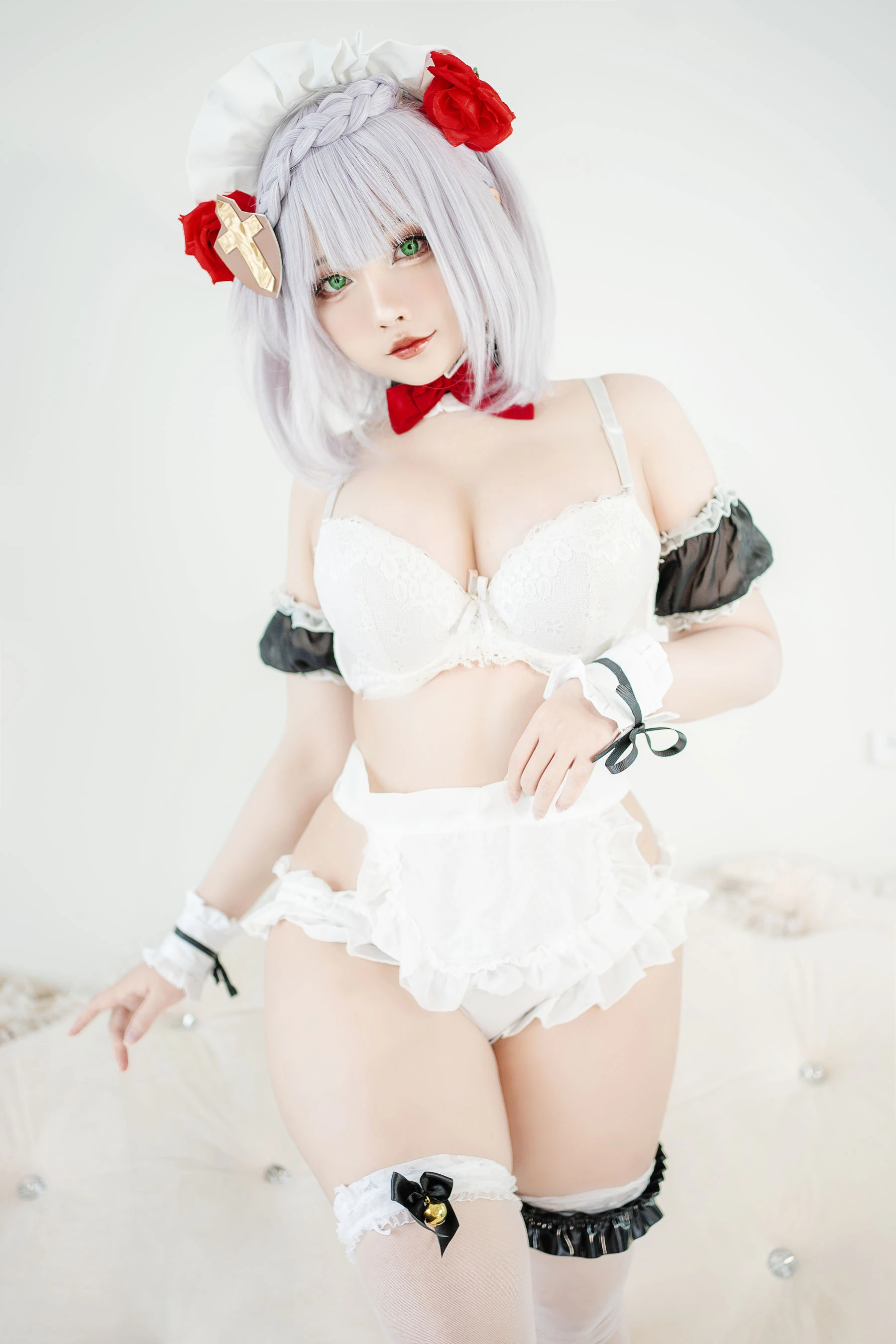 Sayo Momo – Genshin Impact Noelle Maid [10P]插图4