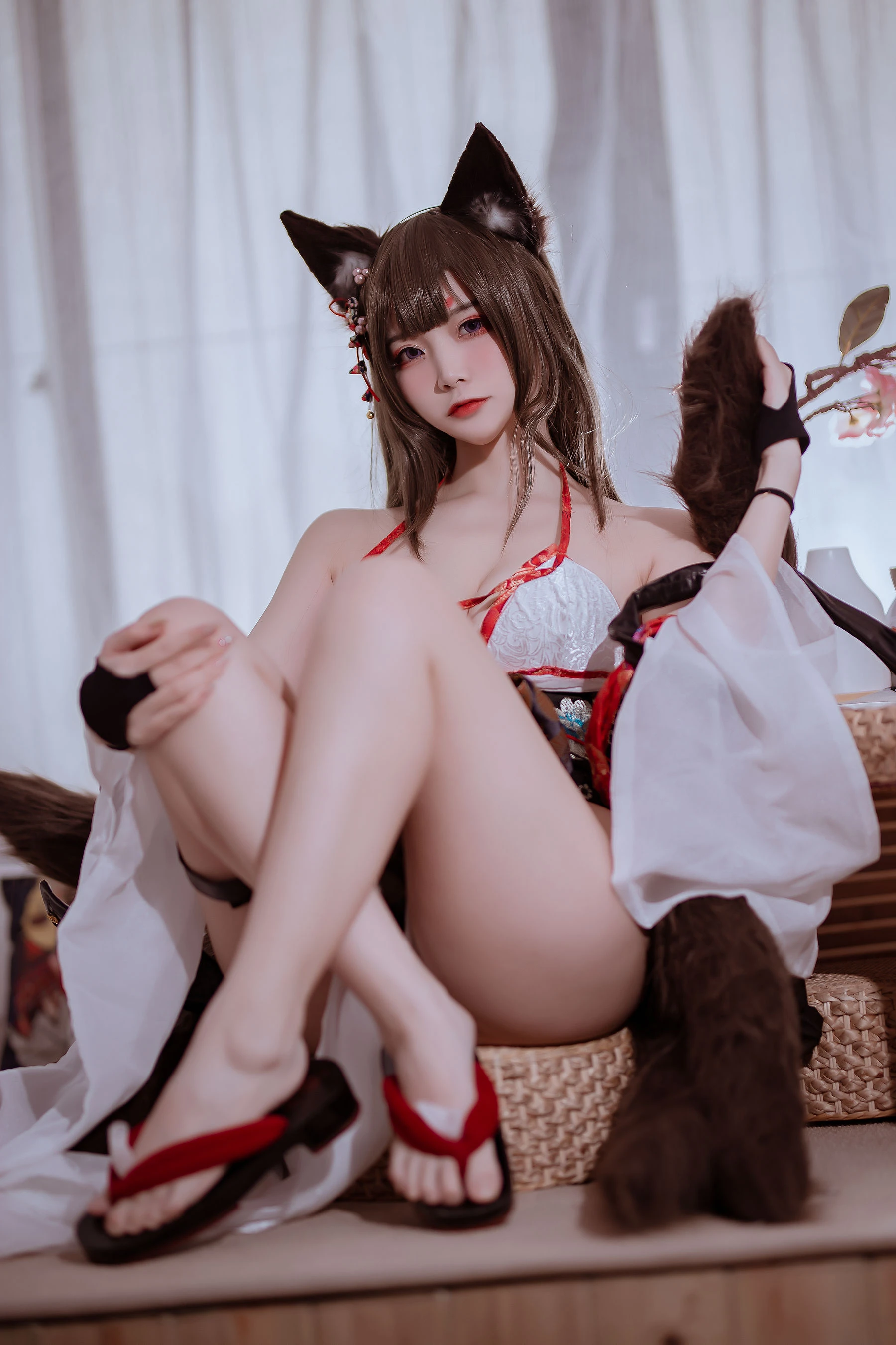 人气Coser二佐Nisa – 碧蓝 天城泳装 [16P]插图4