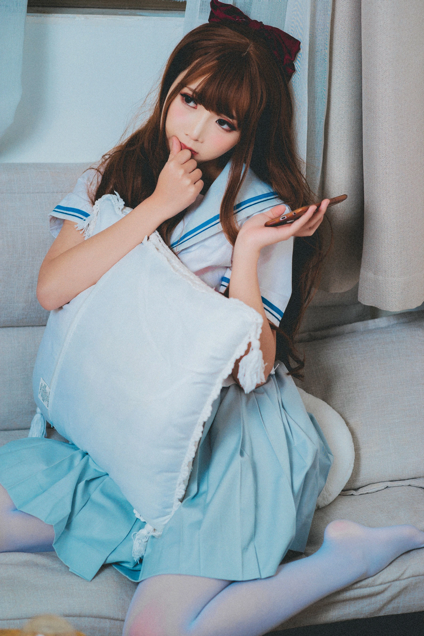 [萝莉COS] 面饼仙儿 – JK秀 [16P]插图5