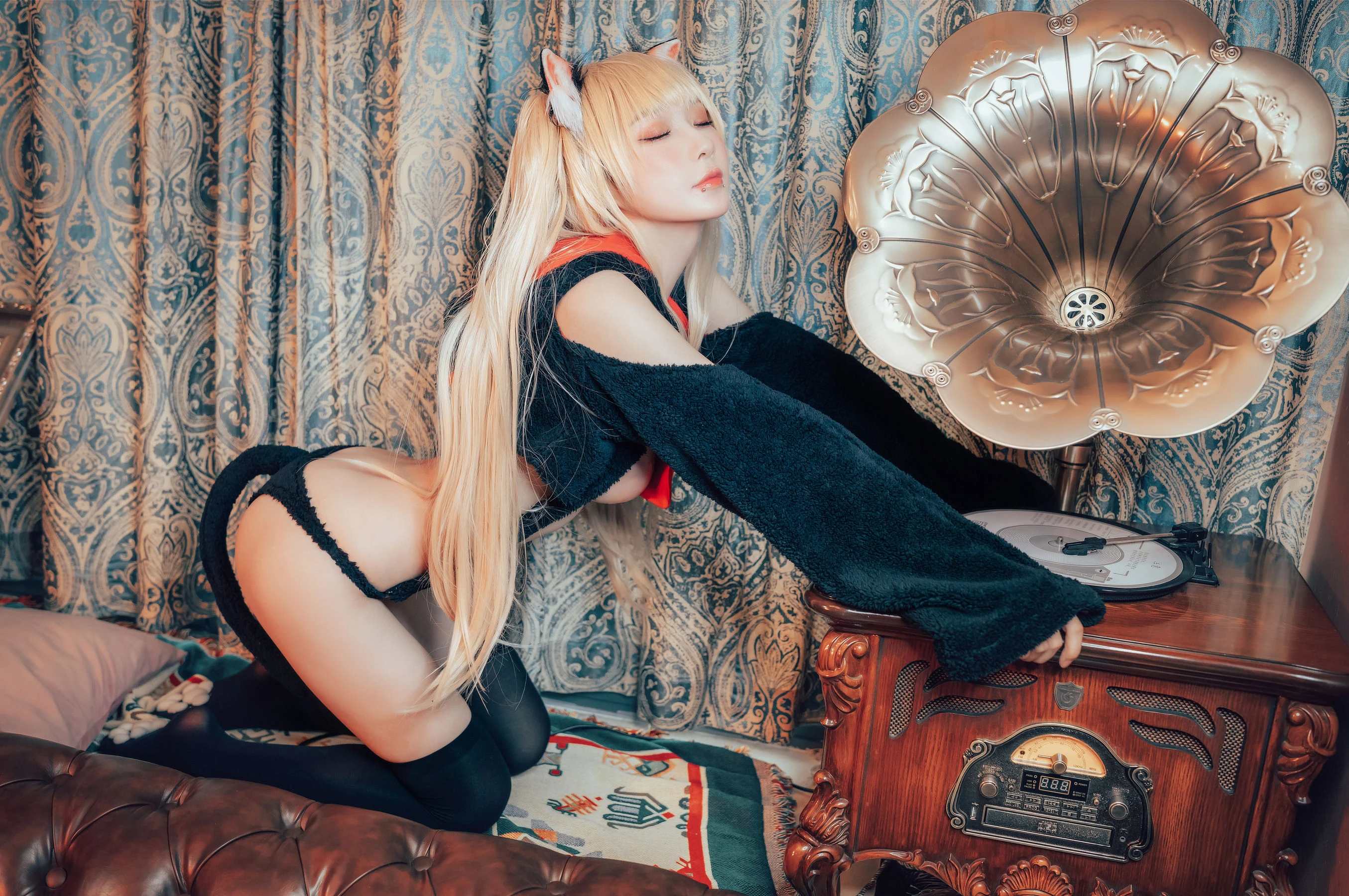 动漫博主阿包也是兔娘 – 小猫咪能有什么坏心眼呢 [19P]插图1