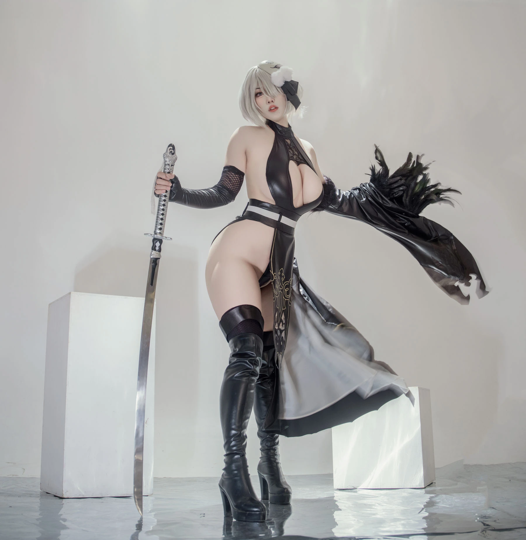 羊之甘露 – 2B同人旗袍X羊の机密 [22P]插图2