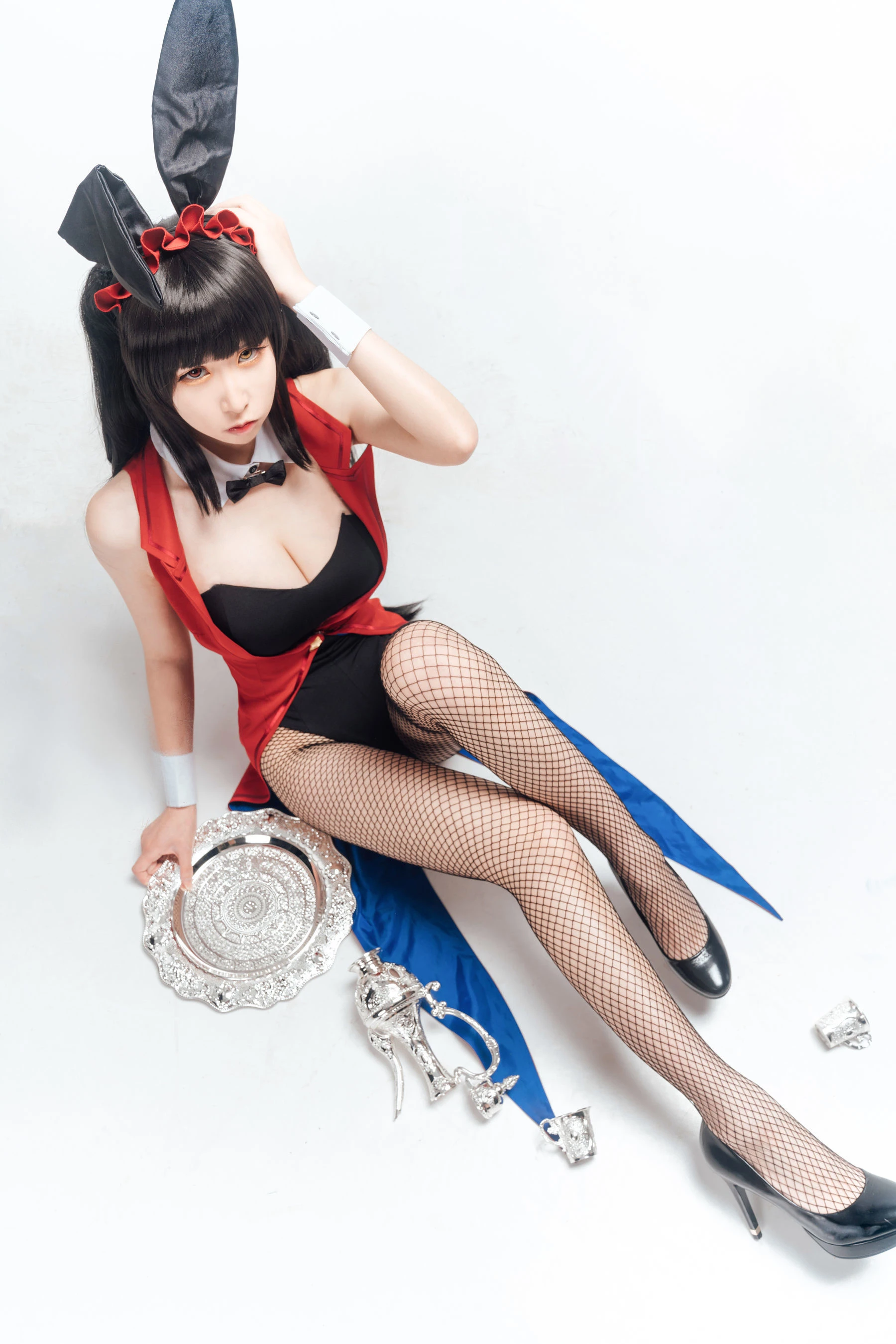 动漫博主爱老师_PhD 狂三 兔女郎 [9P]插图5