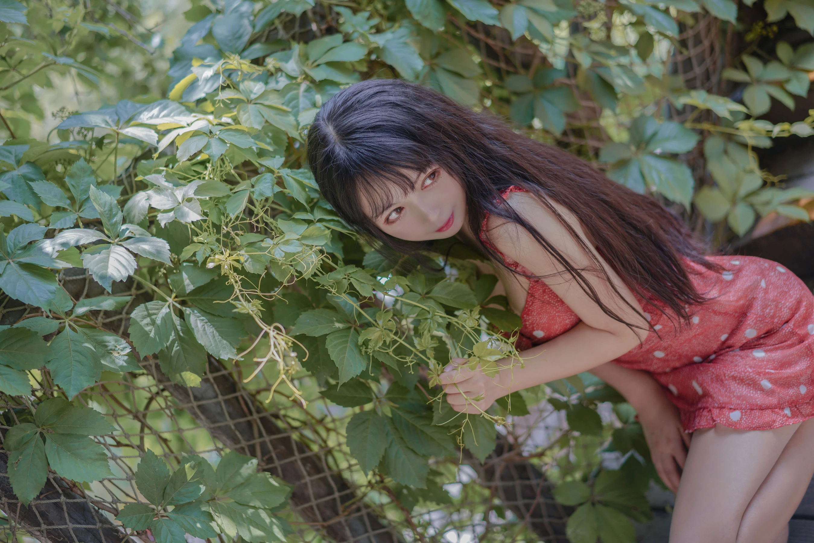 大眼萌妹黑猫猫OvO – 草莓 [32P]插图5