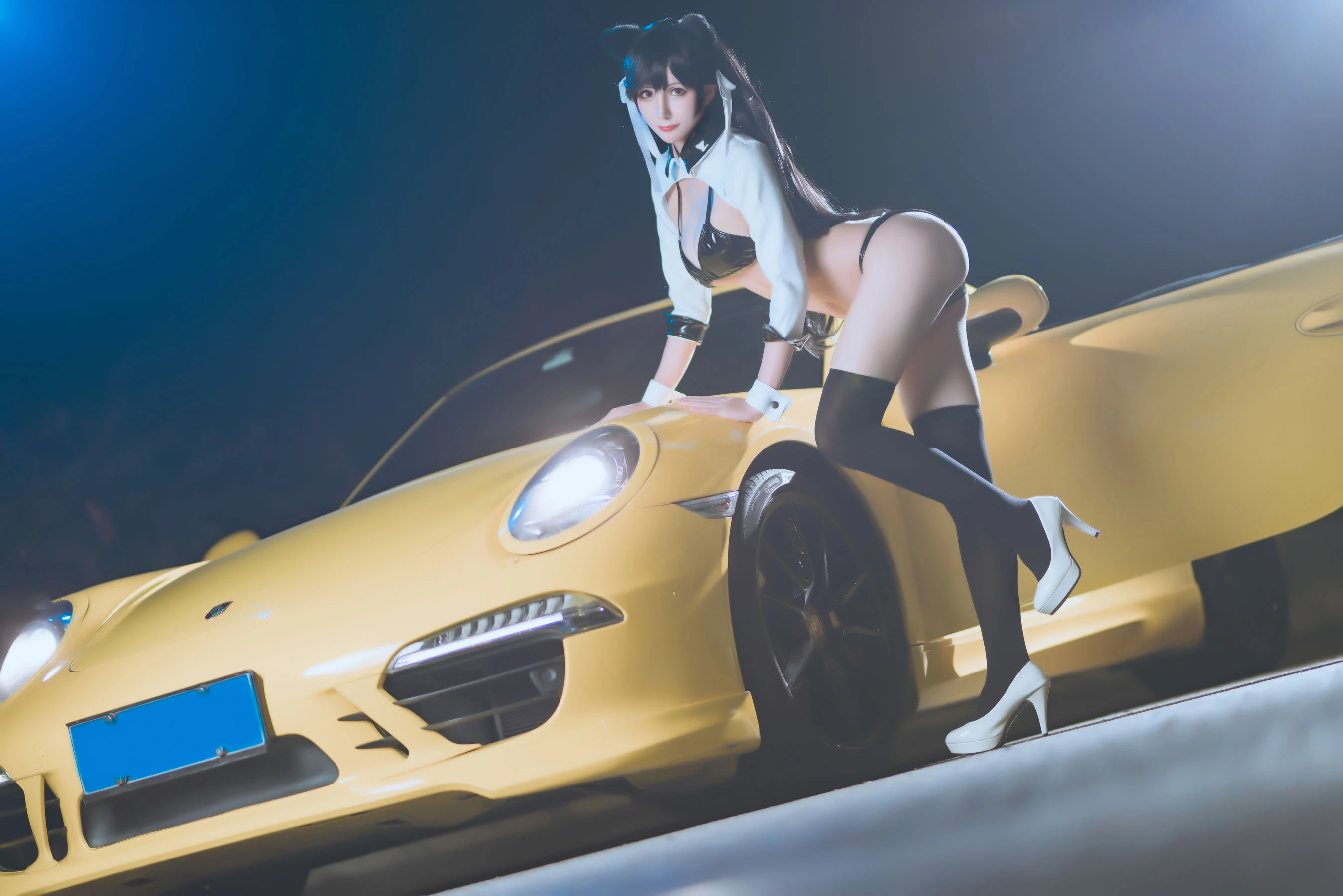 动漫博主雅祈 – 碧蓝航线赛车爱宕 [23P]|图集秀