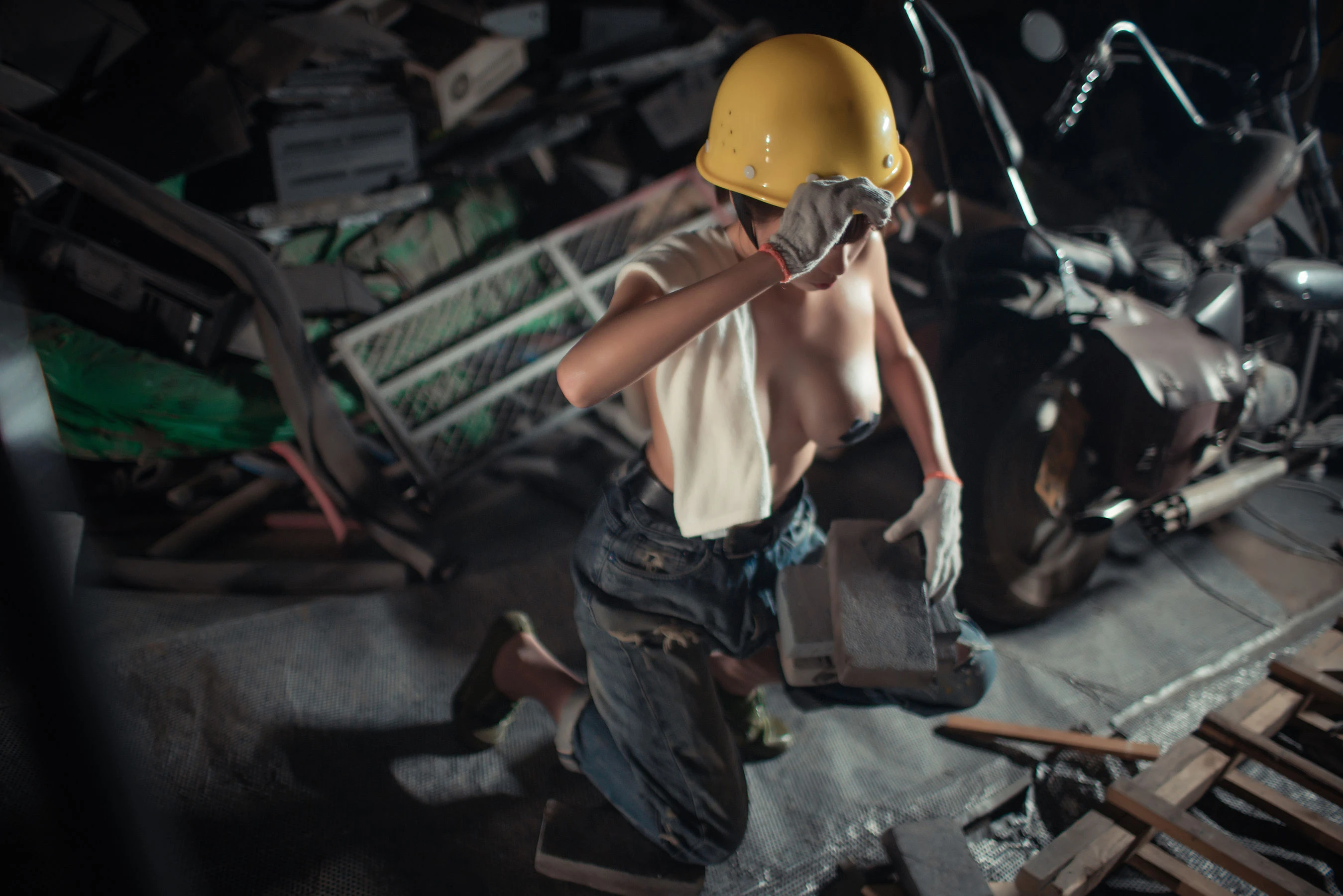 萌妹奈汐酱nice – 咱们工人有力量 [35P]插图4