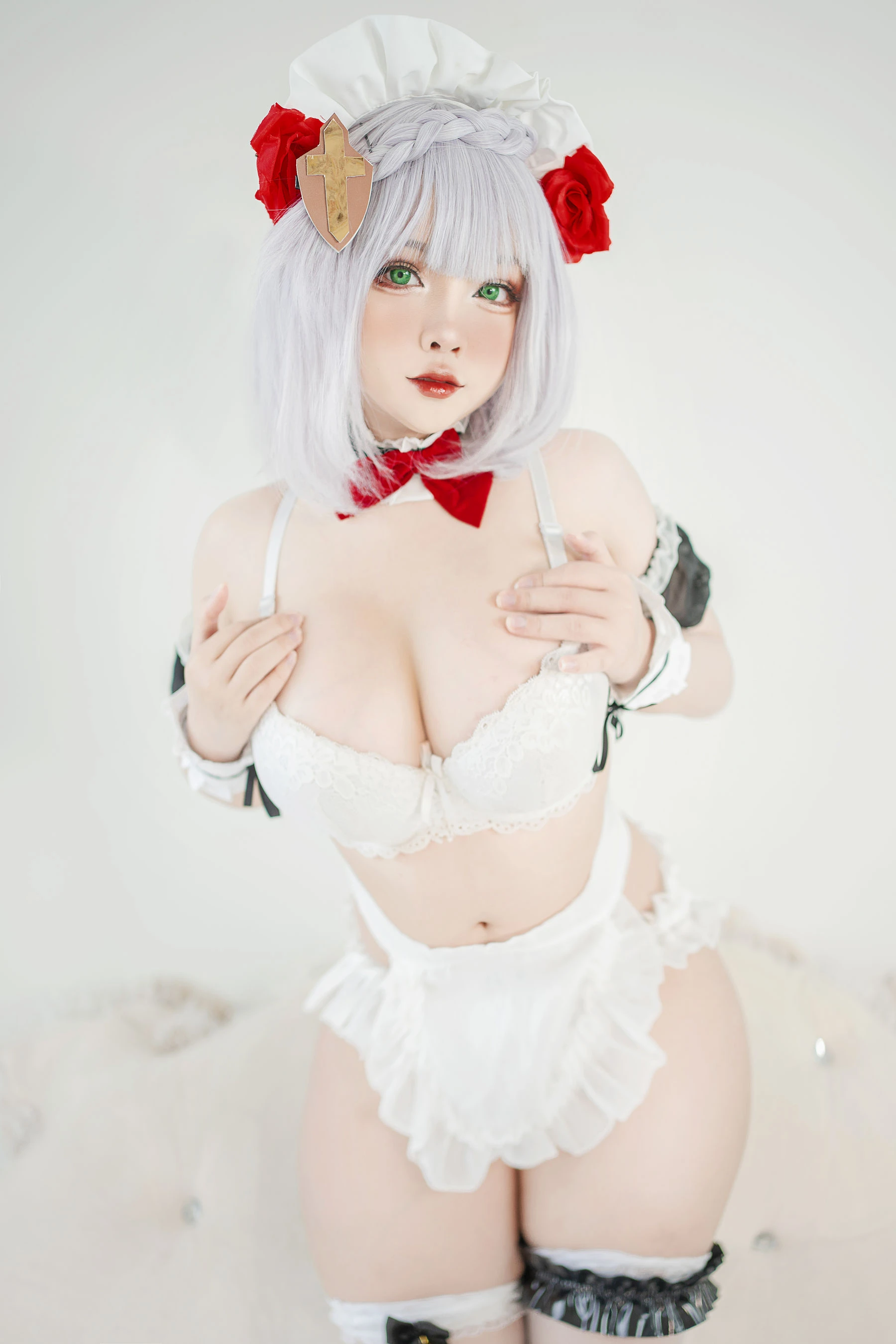 Sayo Momo – Genshin Impact Noelle Maid [10P]插图3