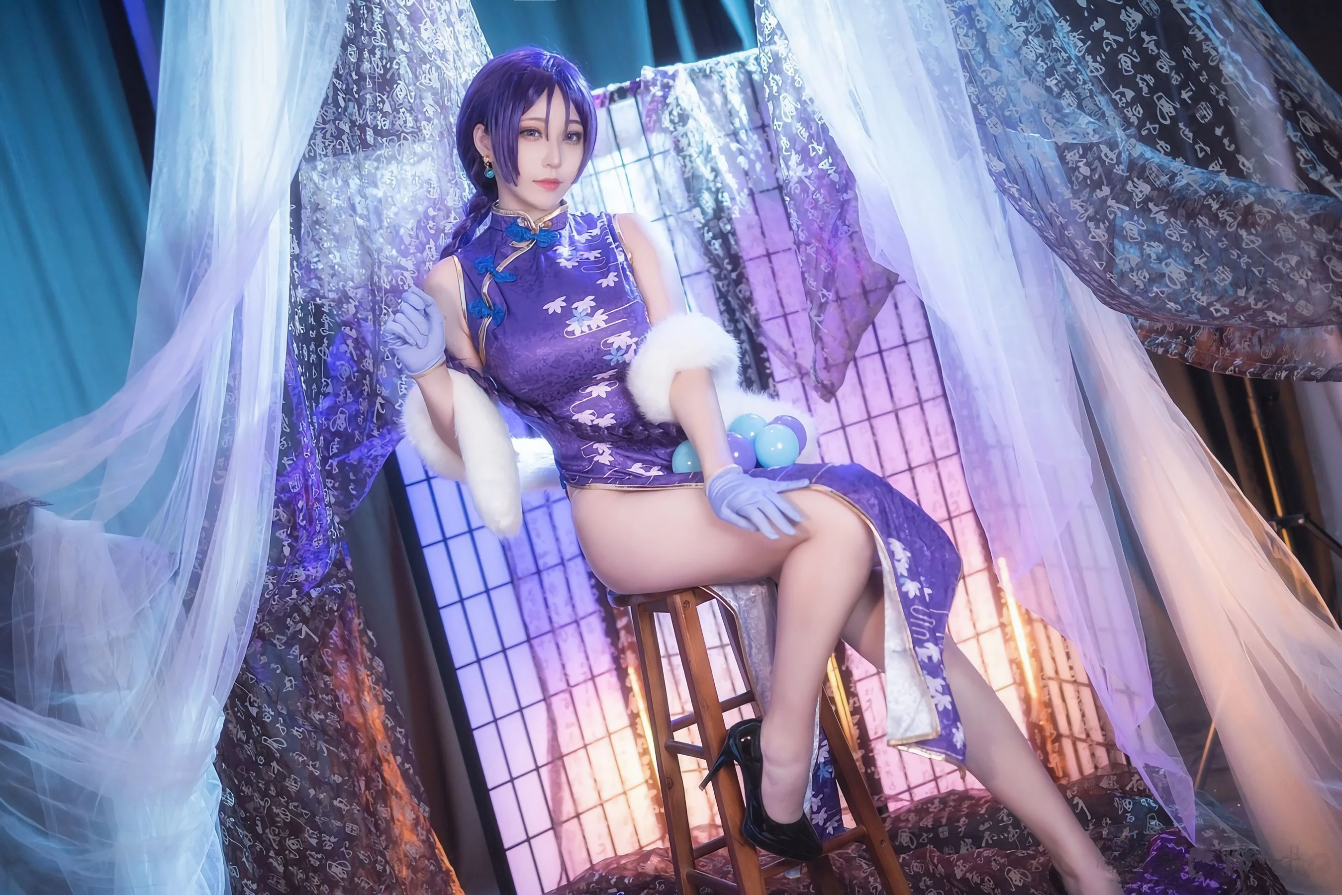 [萝莉COS] 萌妹菌烨tako – FGO奶光旗袍 [19P]|图集秀