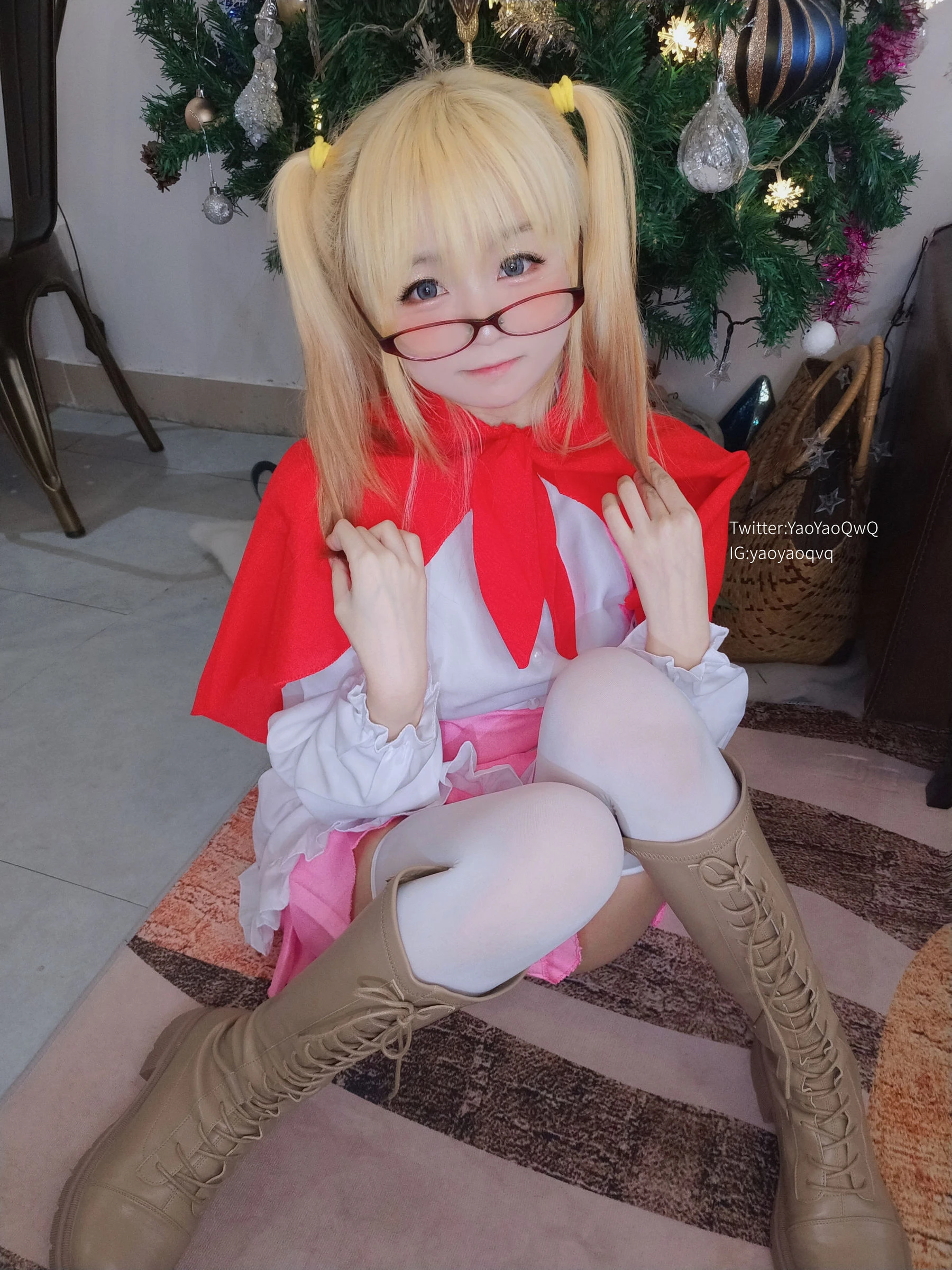 萌妹子Coser摇摇乐yoyo fantia 12月会员合集 女仆系列 [66P]插图4