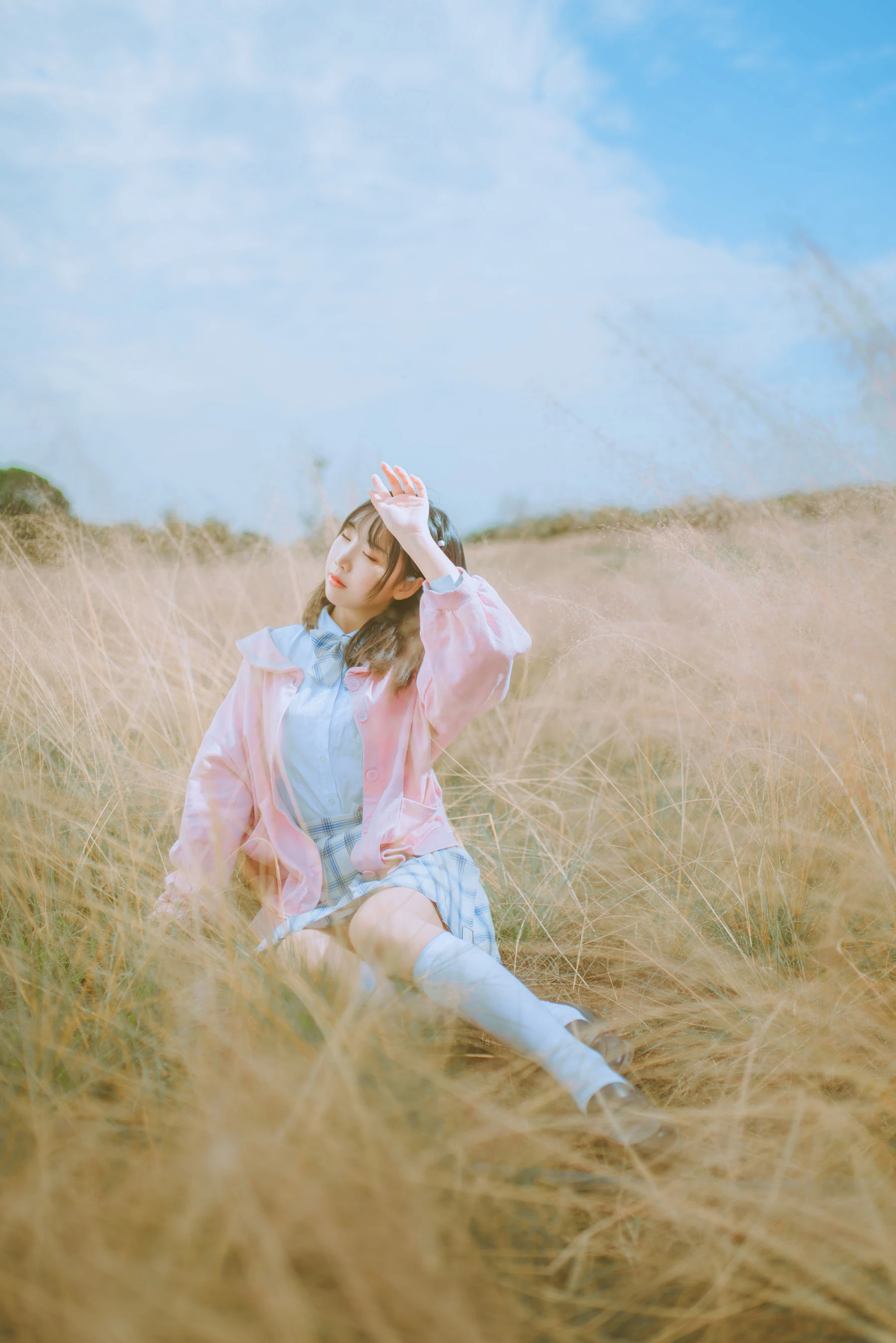 可爱人气Coser面饼仙儿 粉黛草JK [19P]插图2