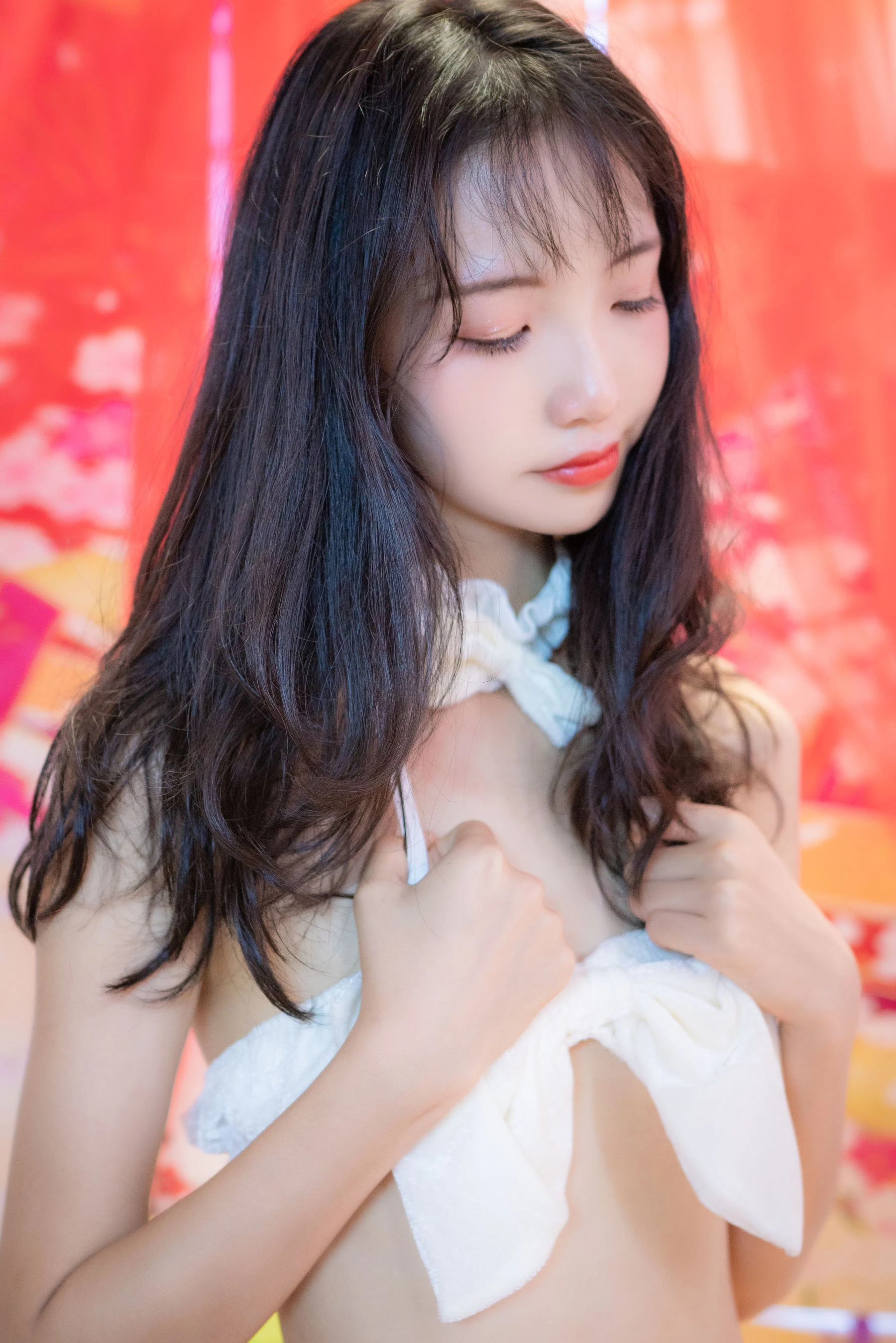 清纯妹子西瓜 白猫咪内衣 [34P]插图5