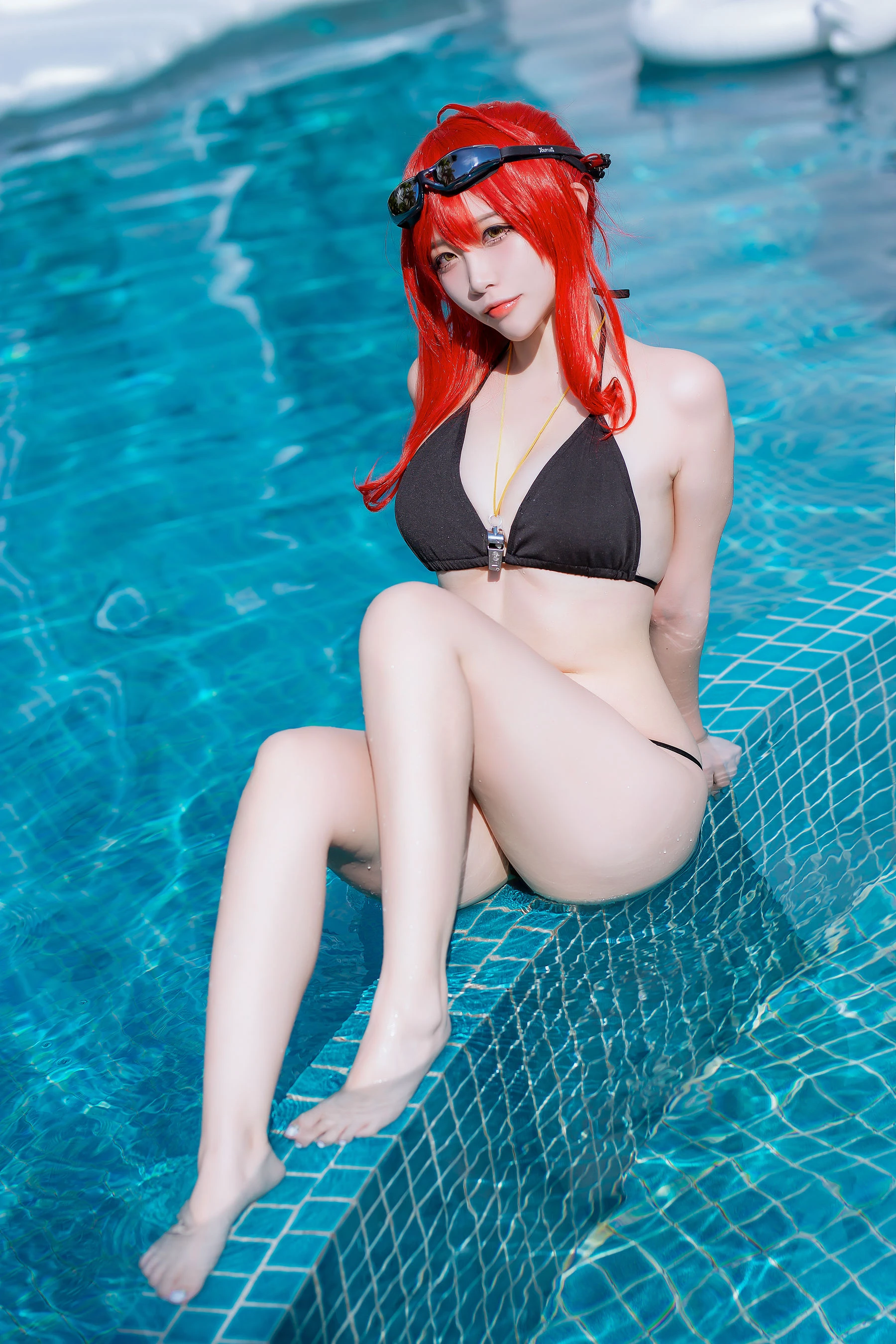 人气Coser二佐Nisa – 碧蓝航线 扎拉泳装 [14P]插图3