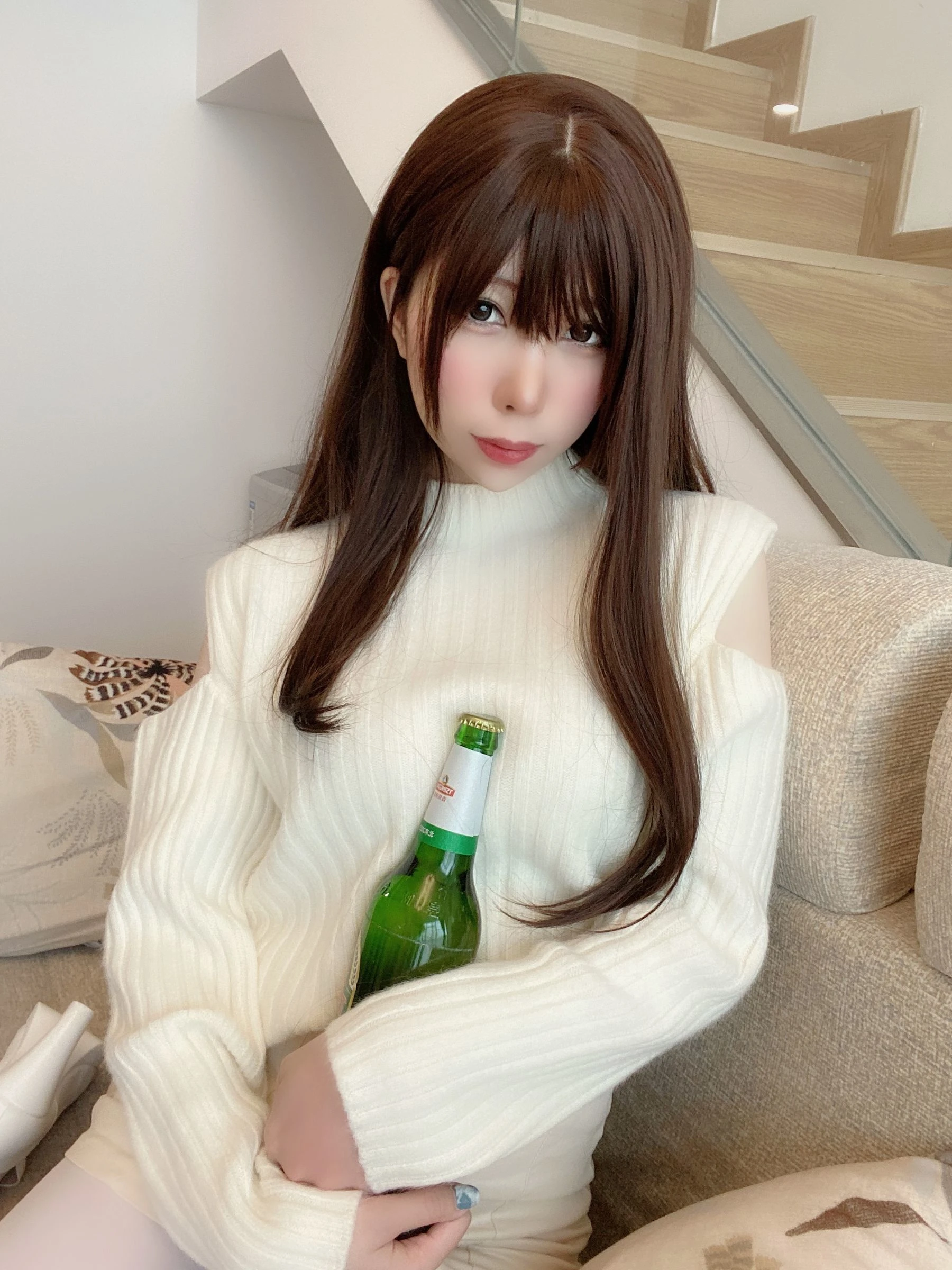 二次元巨乳美女鹿野希 – 草莓女友 [73P]插图4