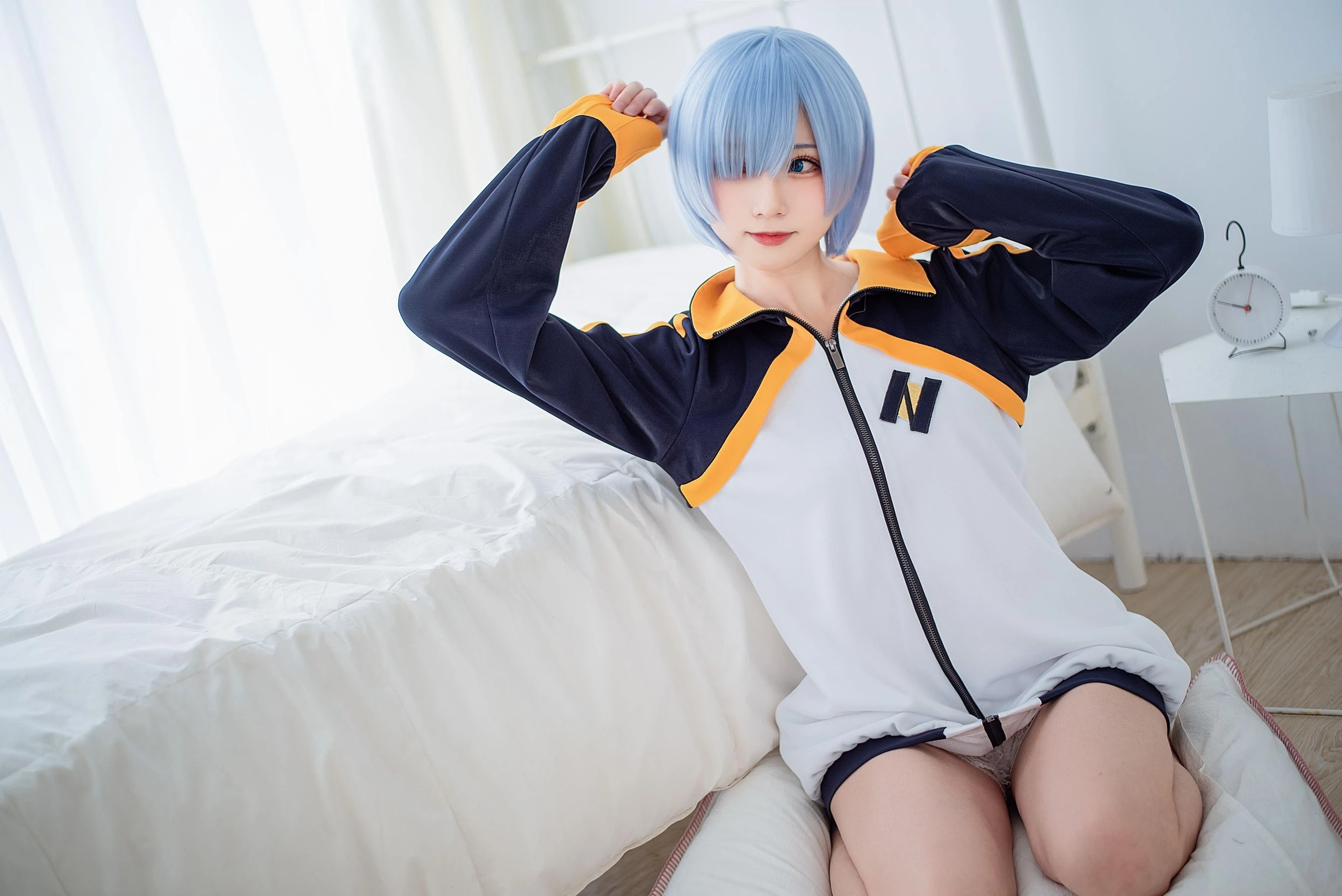 动漫博主Kitaro_绮太郎 – 蕾姆运动服 [18P]插图5