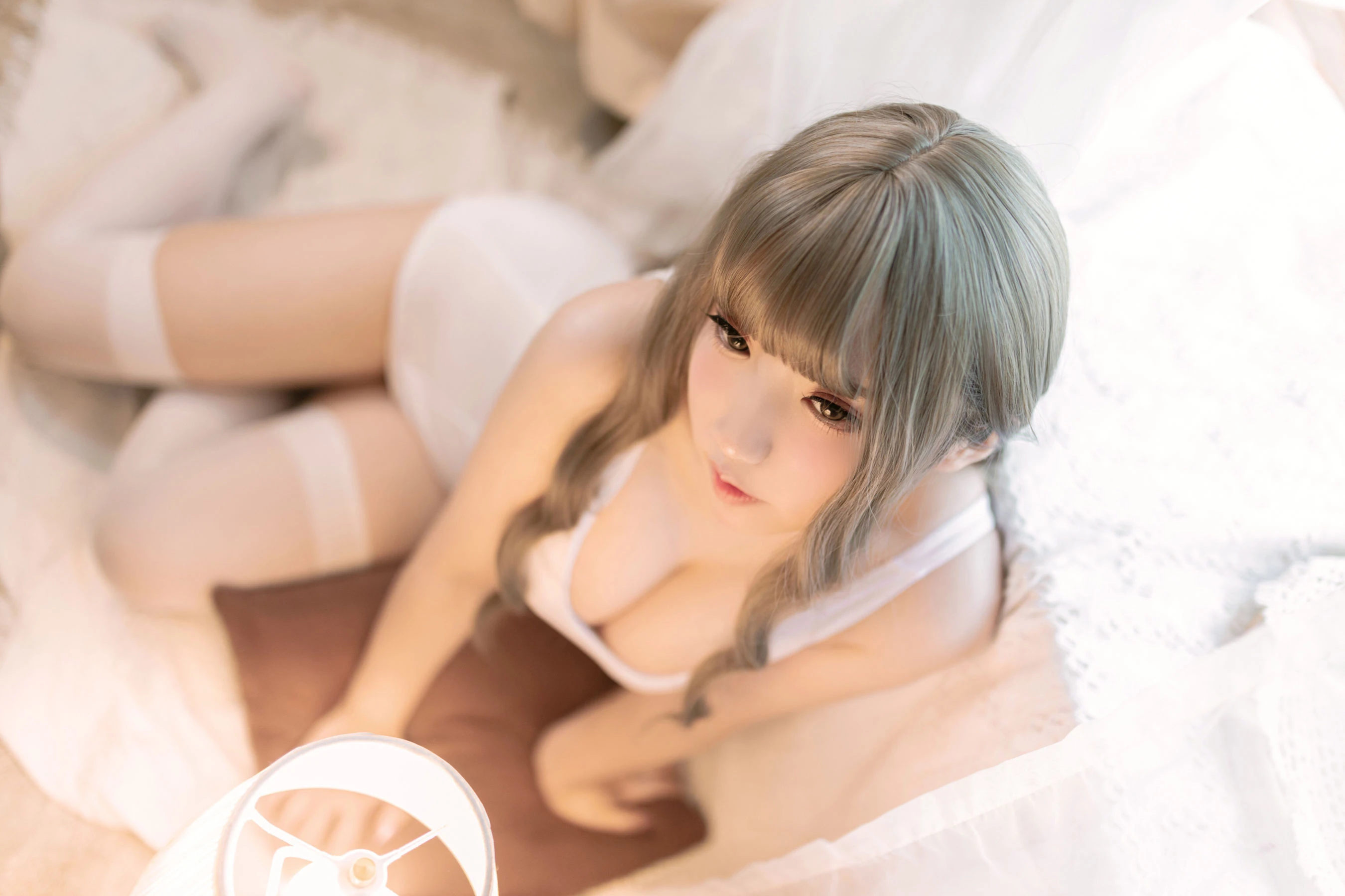 动漫博主貓田聖奈奈 – 白色死库水 [9P]插图3