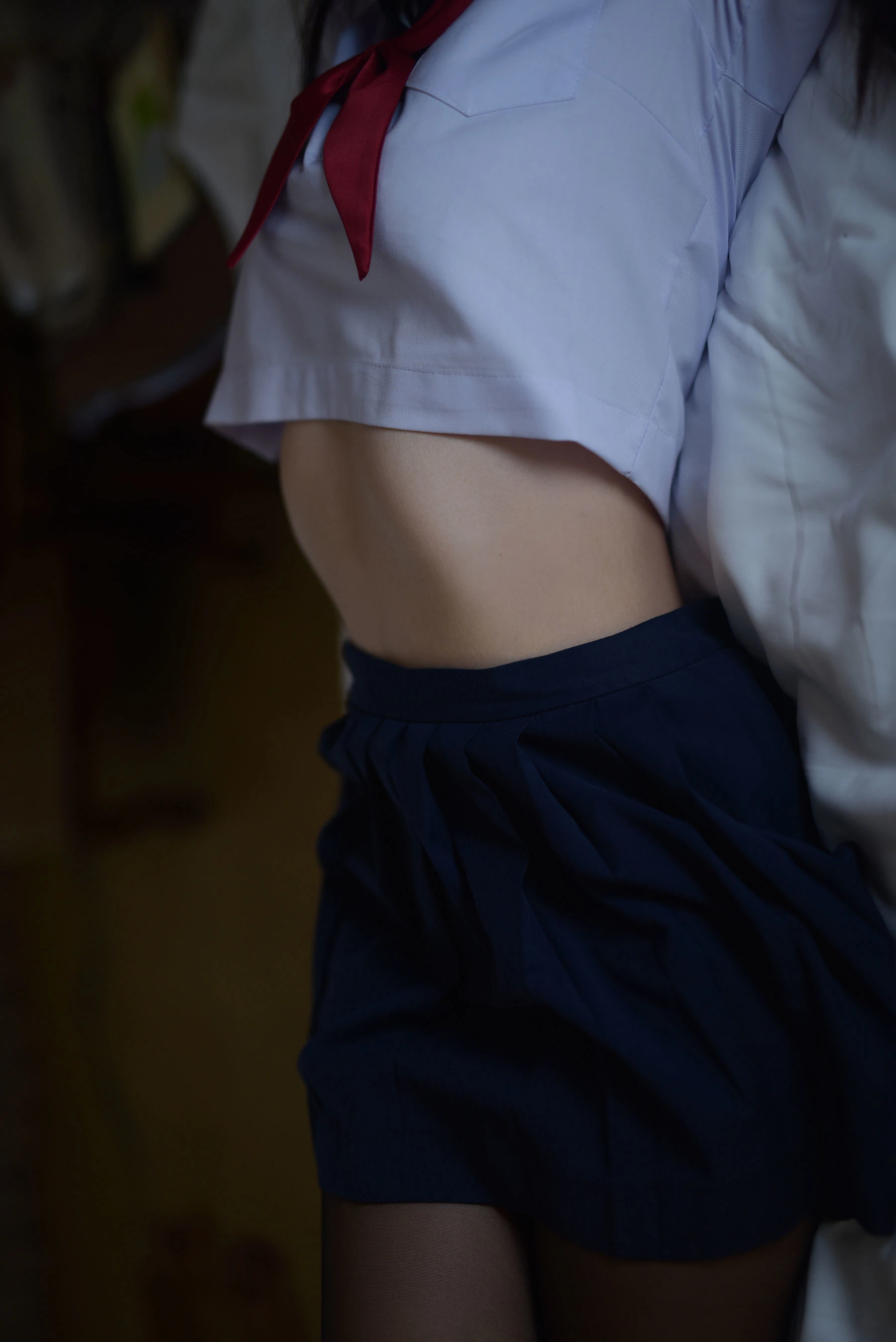 人气Coser二佐Nisa – 湿身黑丝 [12P]插图1