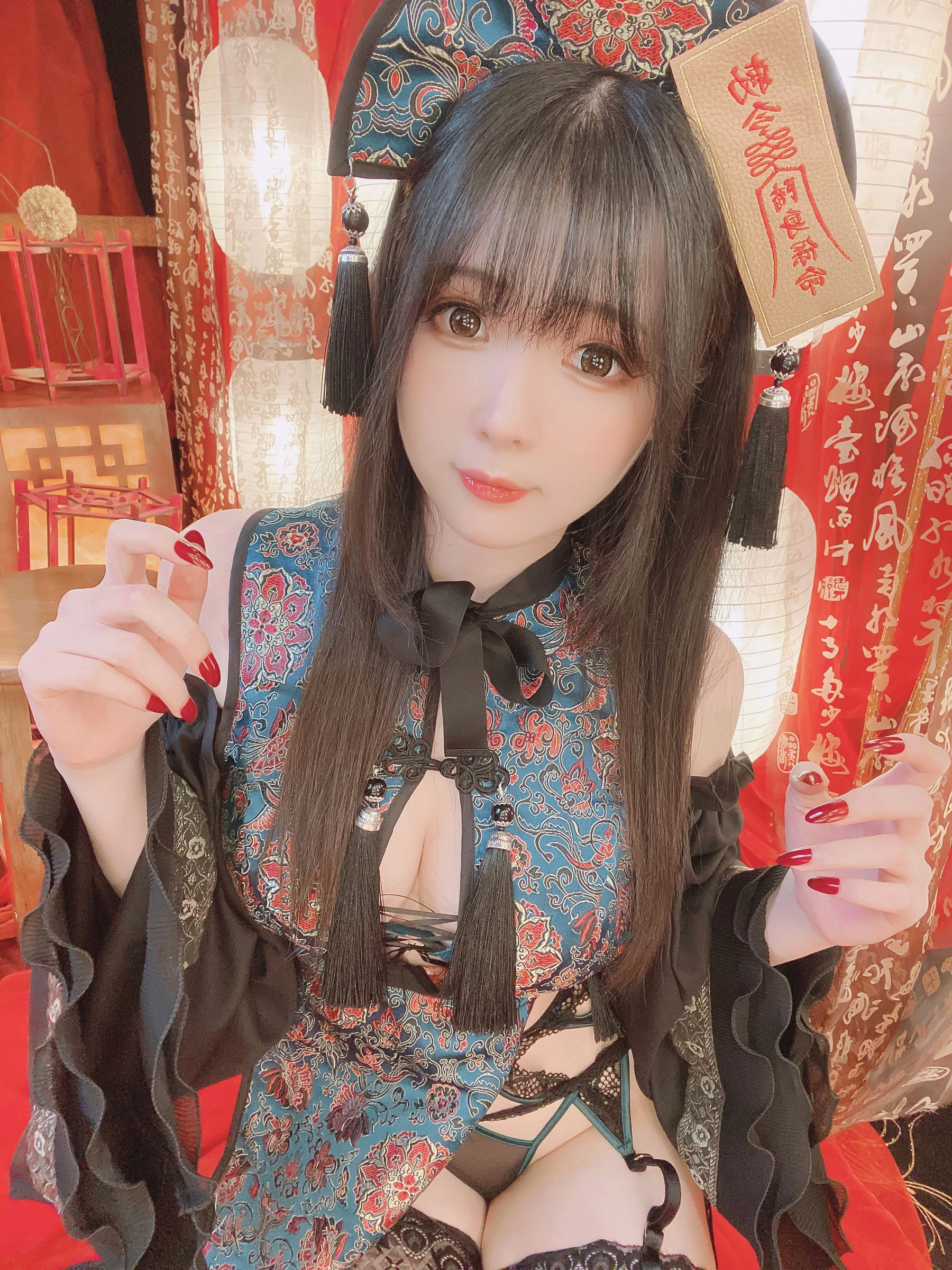 微博妹纸霜月shimo – キョンシーちゃん自撮り [20P]插图5