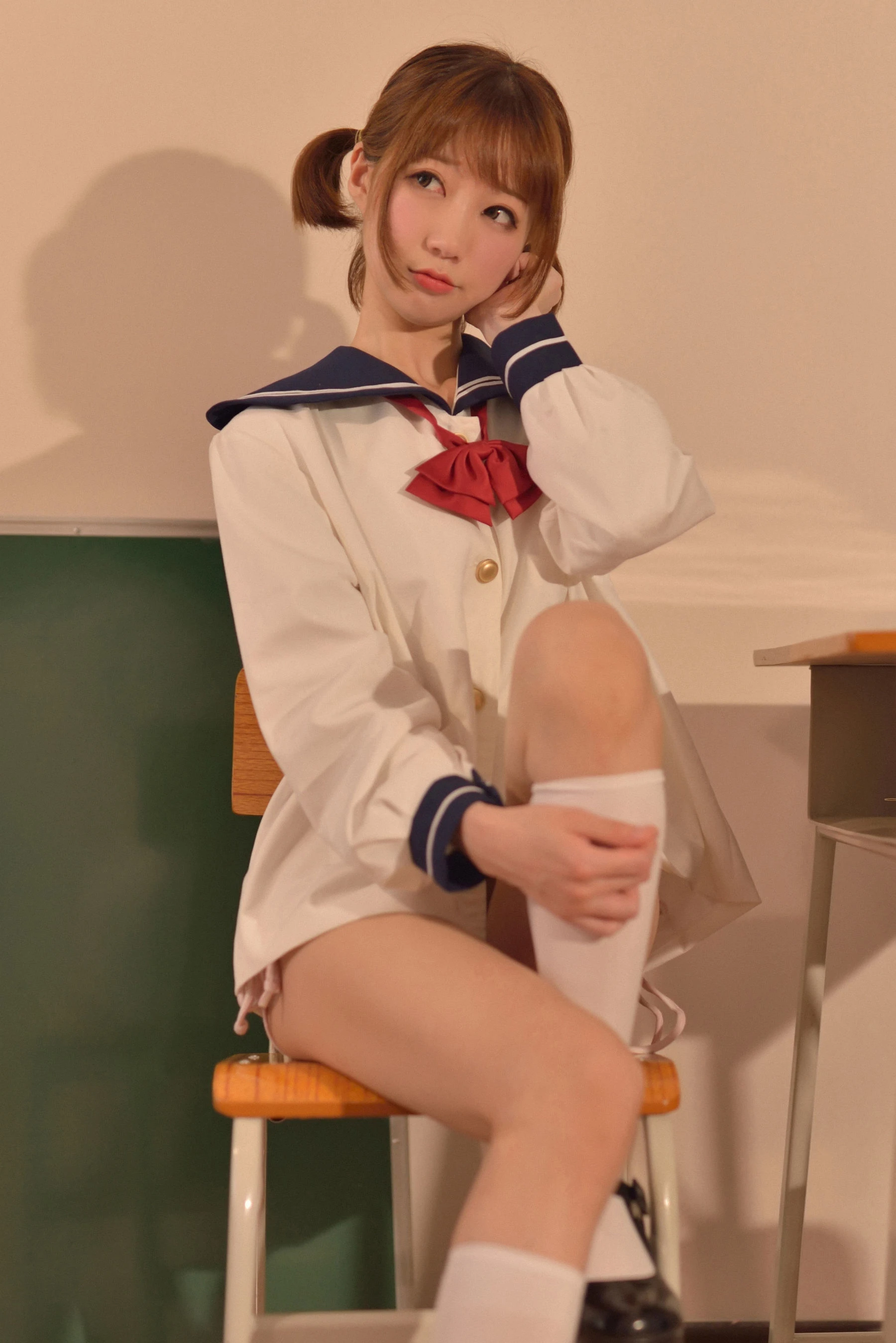 [萝莉COS] NAGISA魔物喵 VOL.08 生理课 [75P]插图2