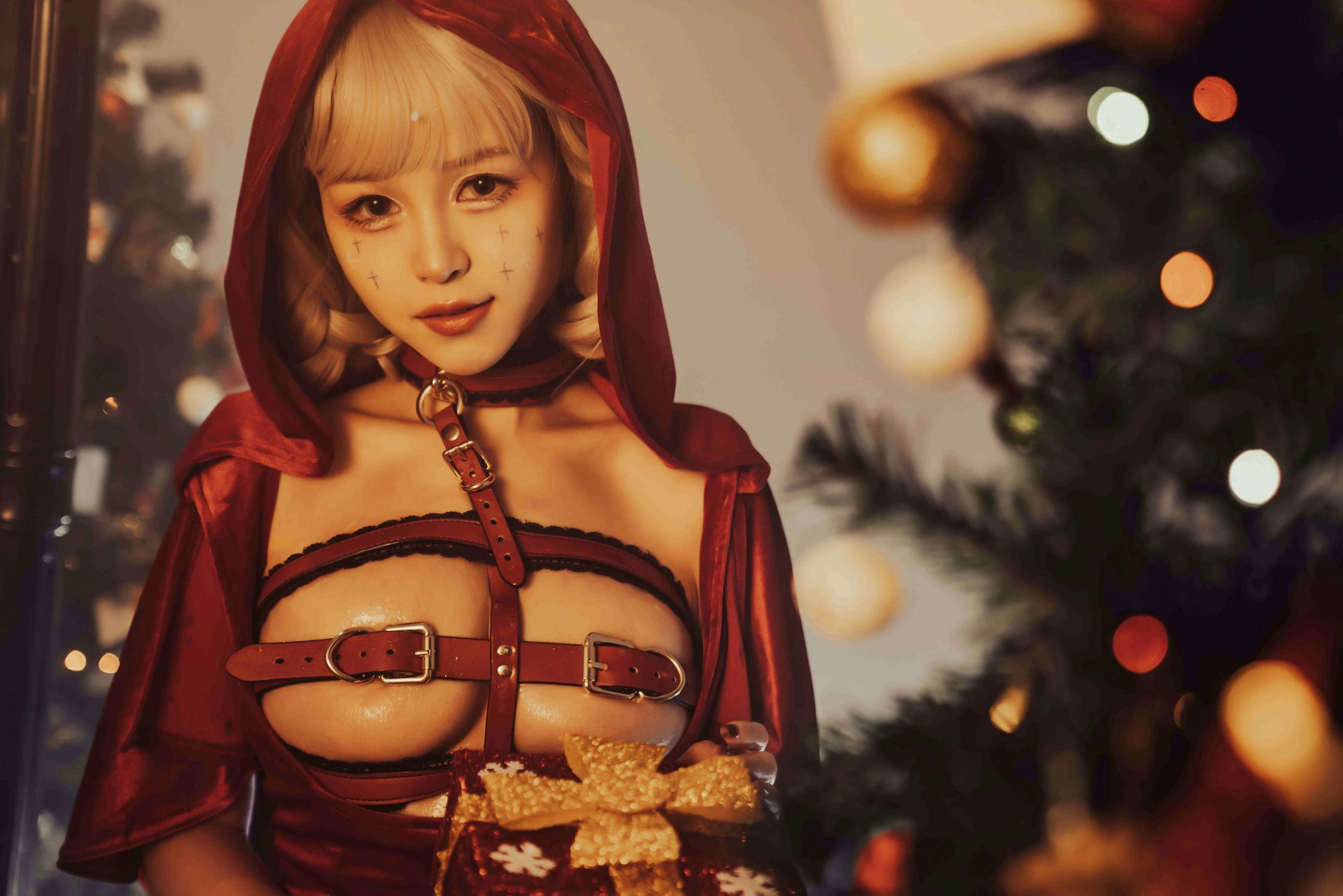 美少女晕崽 – 圣诞小红帽 [46P]插图1