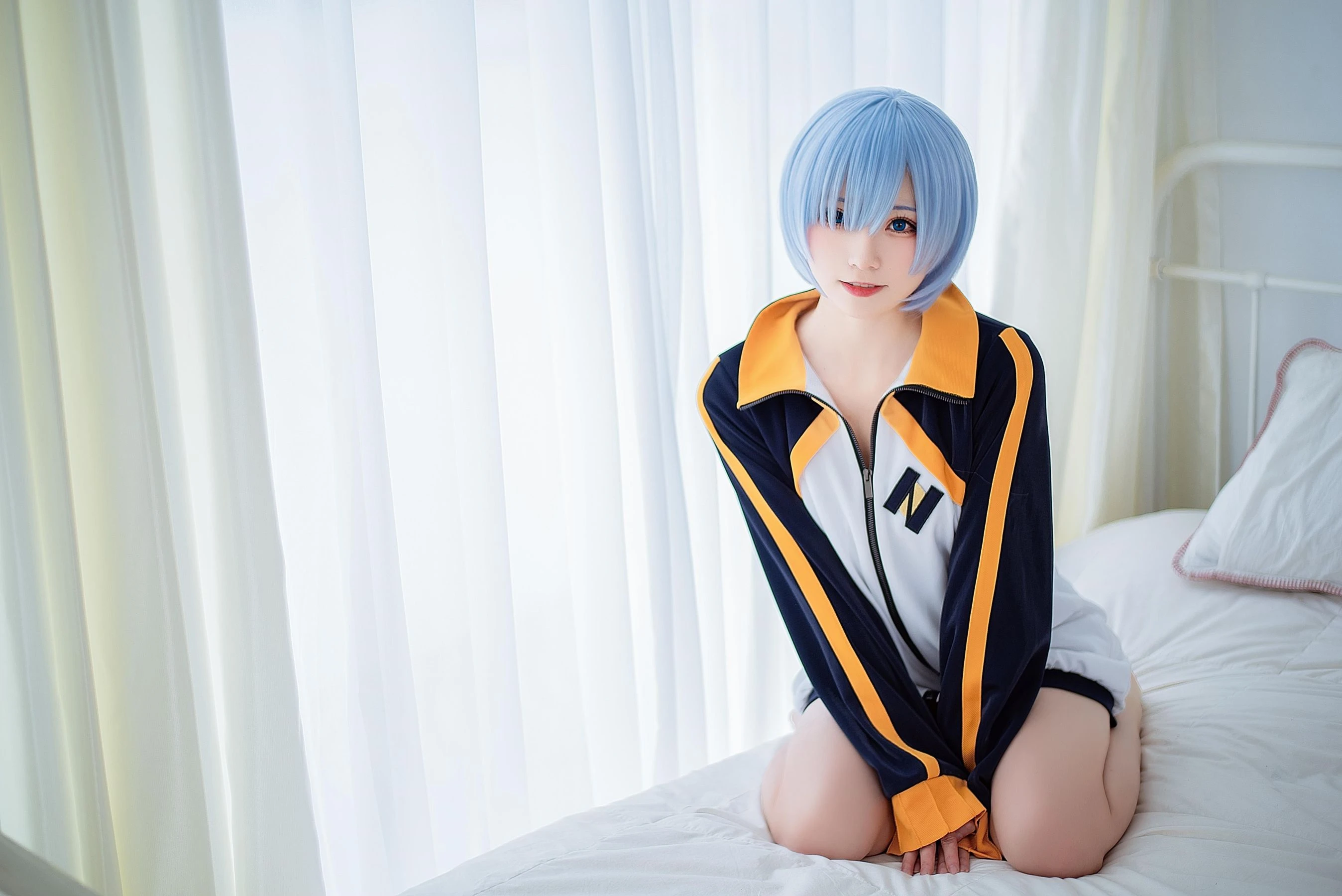 动漫博主Kitaro_绮太郎 – 蕾姆运动服 [18P]插图4