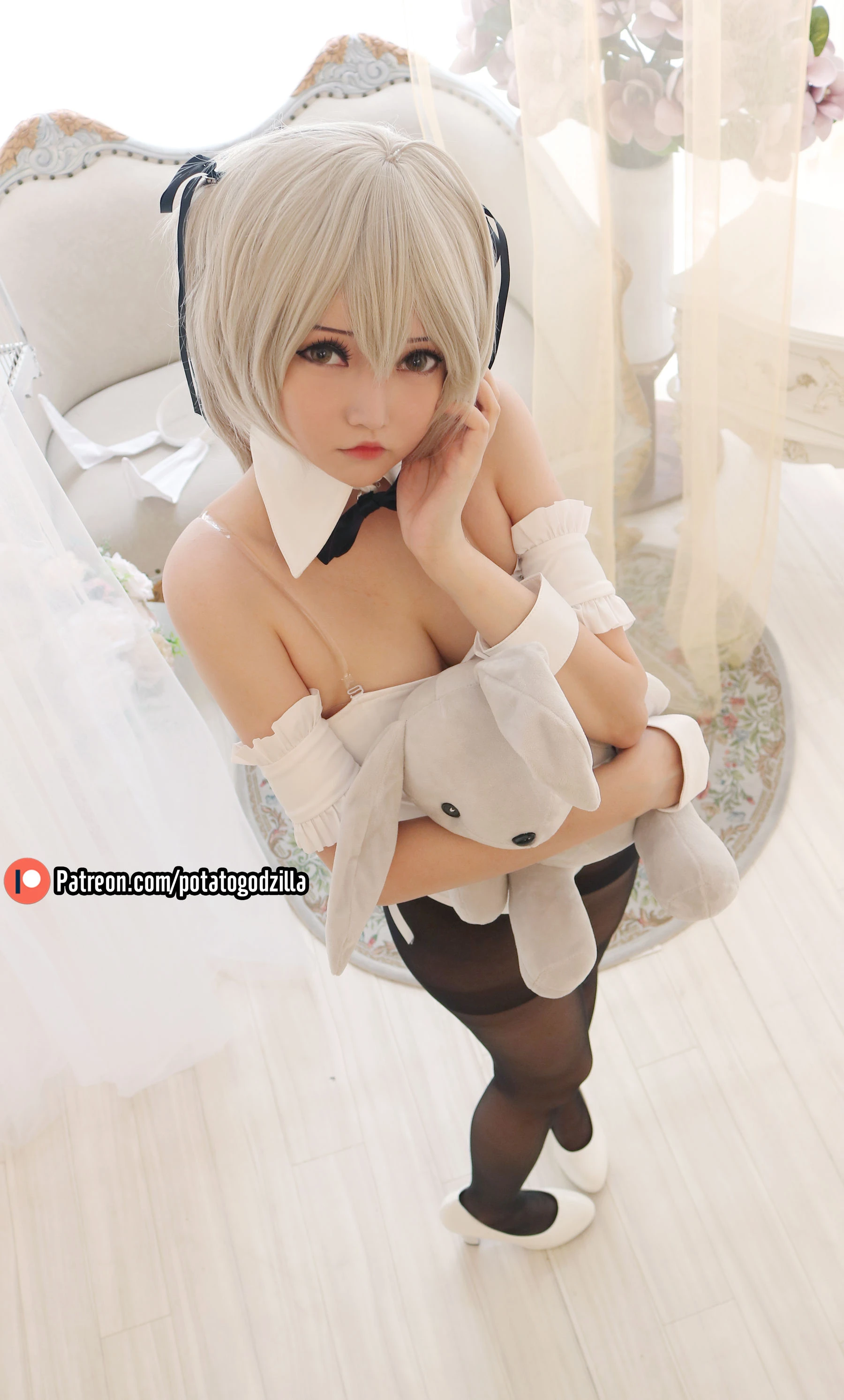 Coser小姐姐Potato Godzilla – Sora Kasugano Bunny Suit [31P]插图3