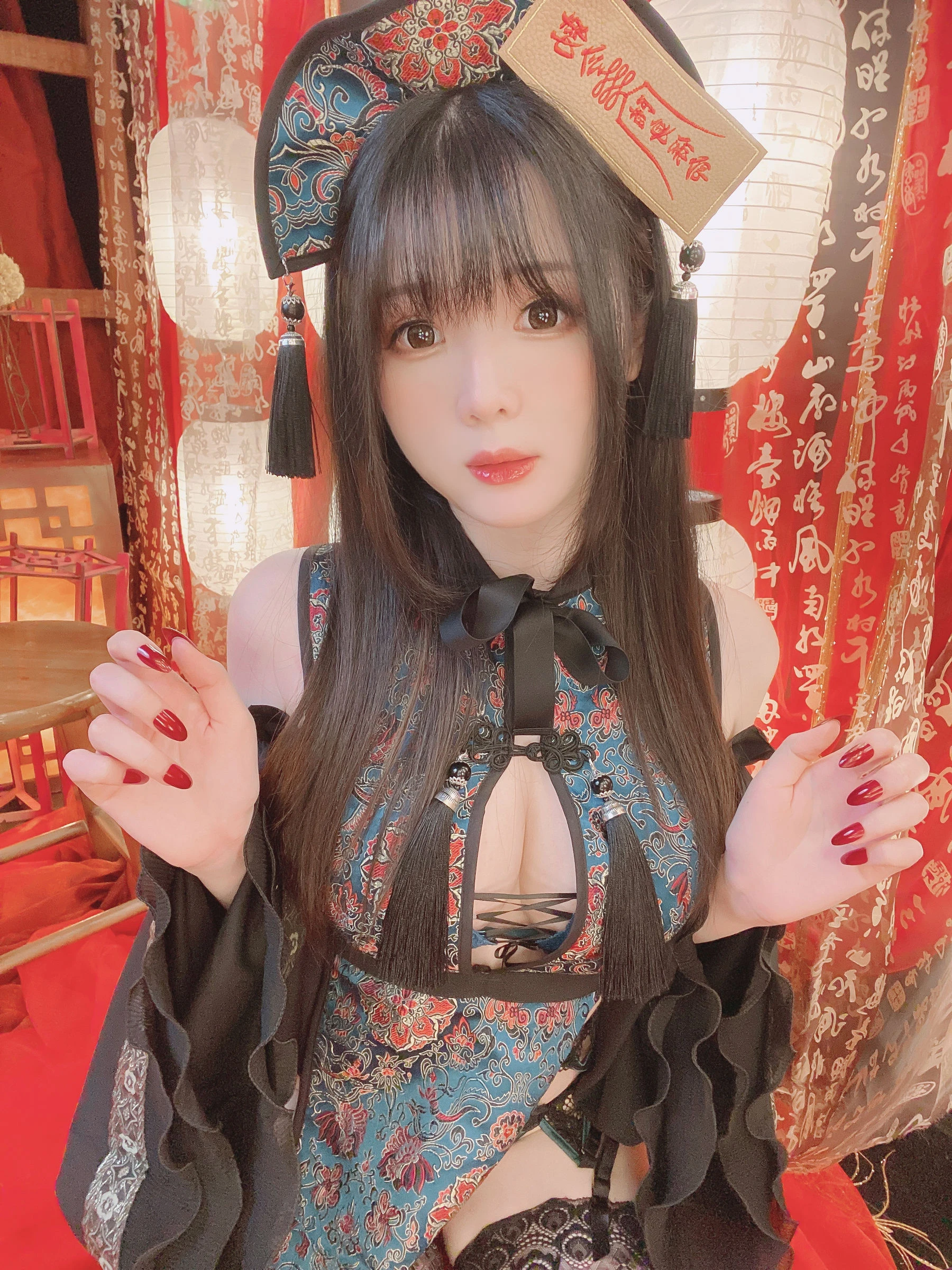 微博妹纸霜月shimo – キョンシーちゃん自撮り [20P]插图2