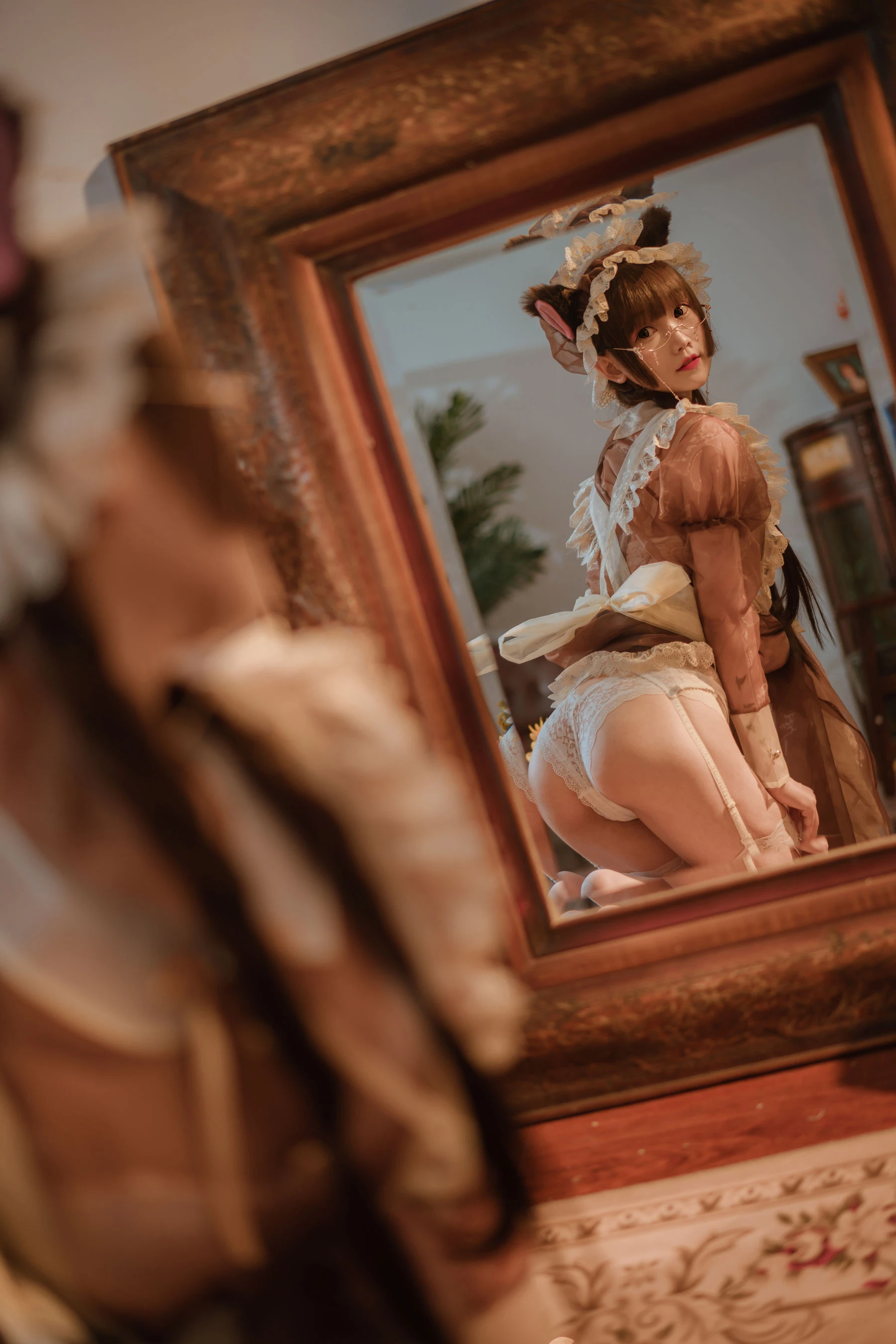 COS少女星野咪兔 透明女仆 [59P]|图集秀