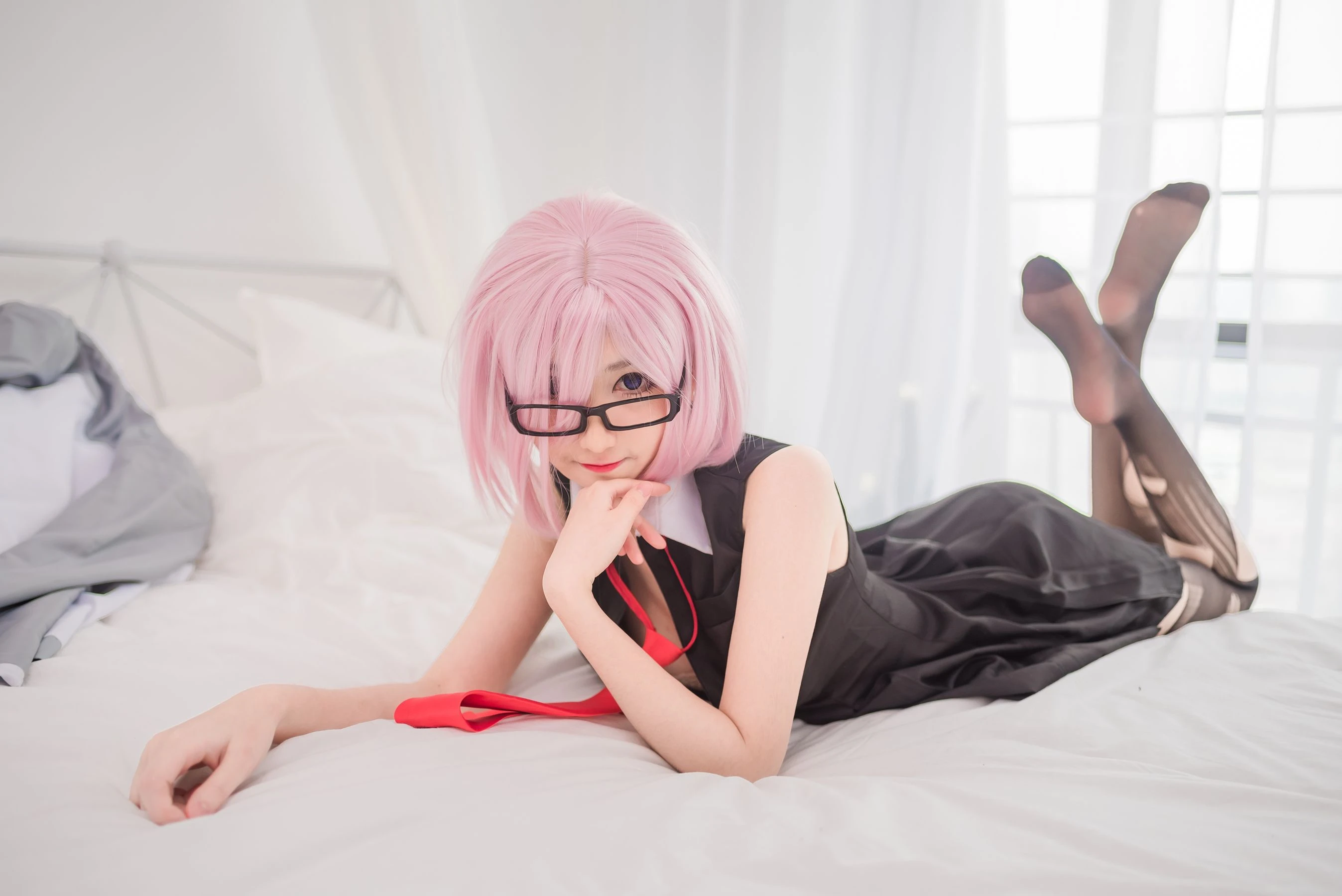 动漫博主南桃Momoko 玛修制服 [29P]插图1