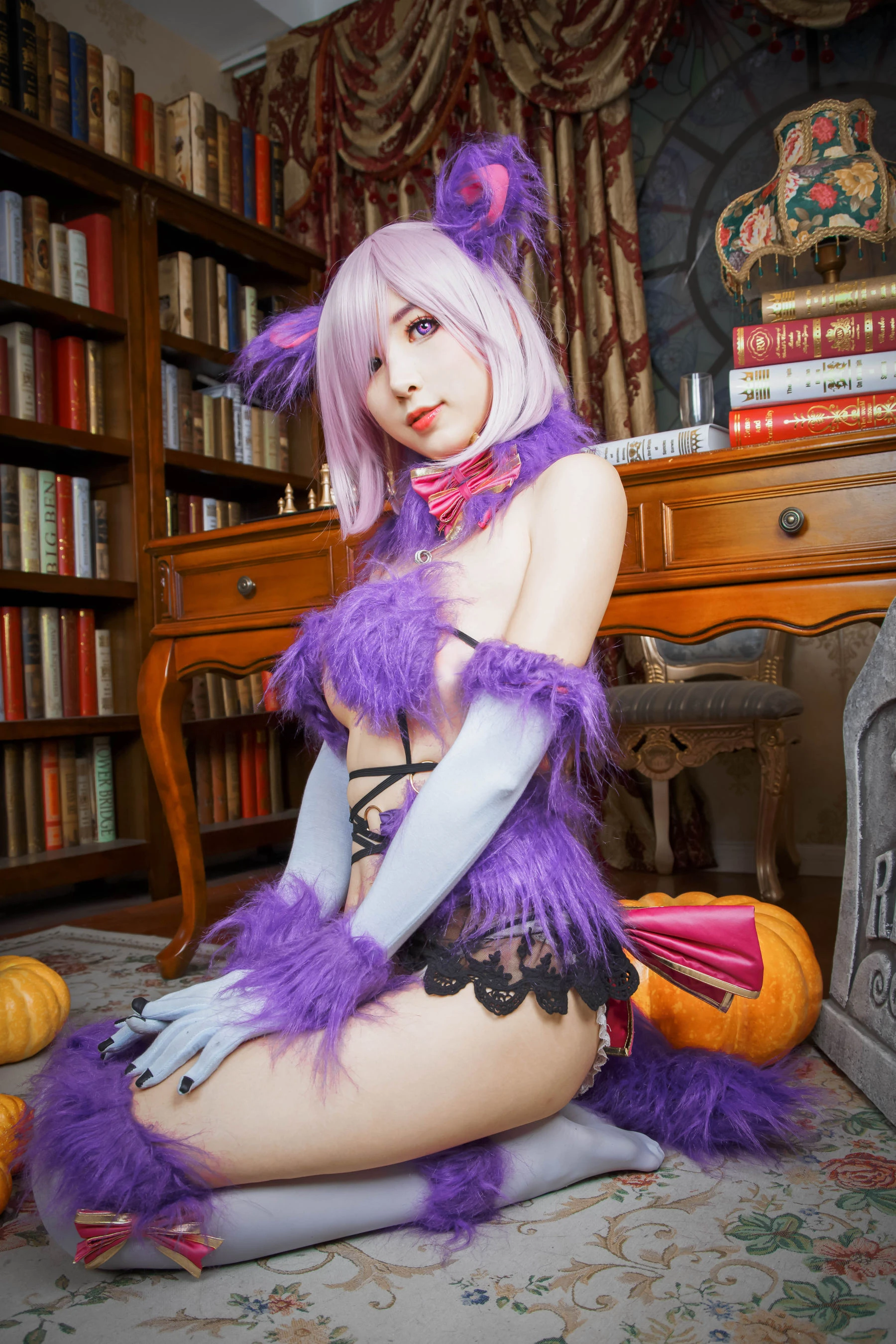 斗鱼主播w黑米粥w – 万圣节 [17P]插图4