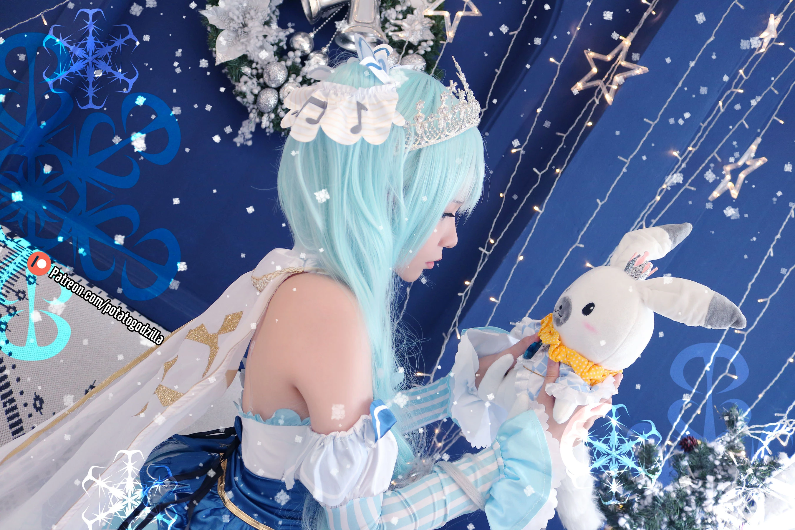 Coser小姐姐Potato Godzilla – Snow Miku [41P]插图4