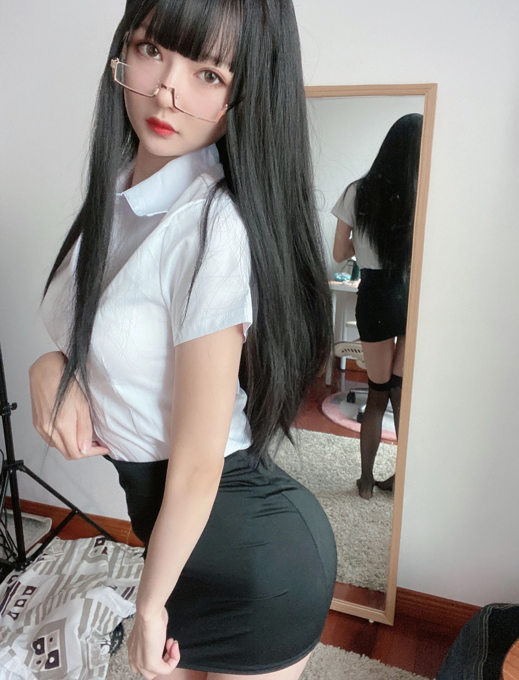 51酱 – OL衬衣 [20P]插图1