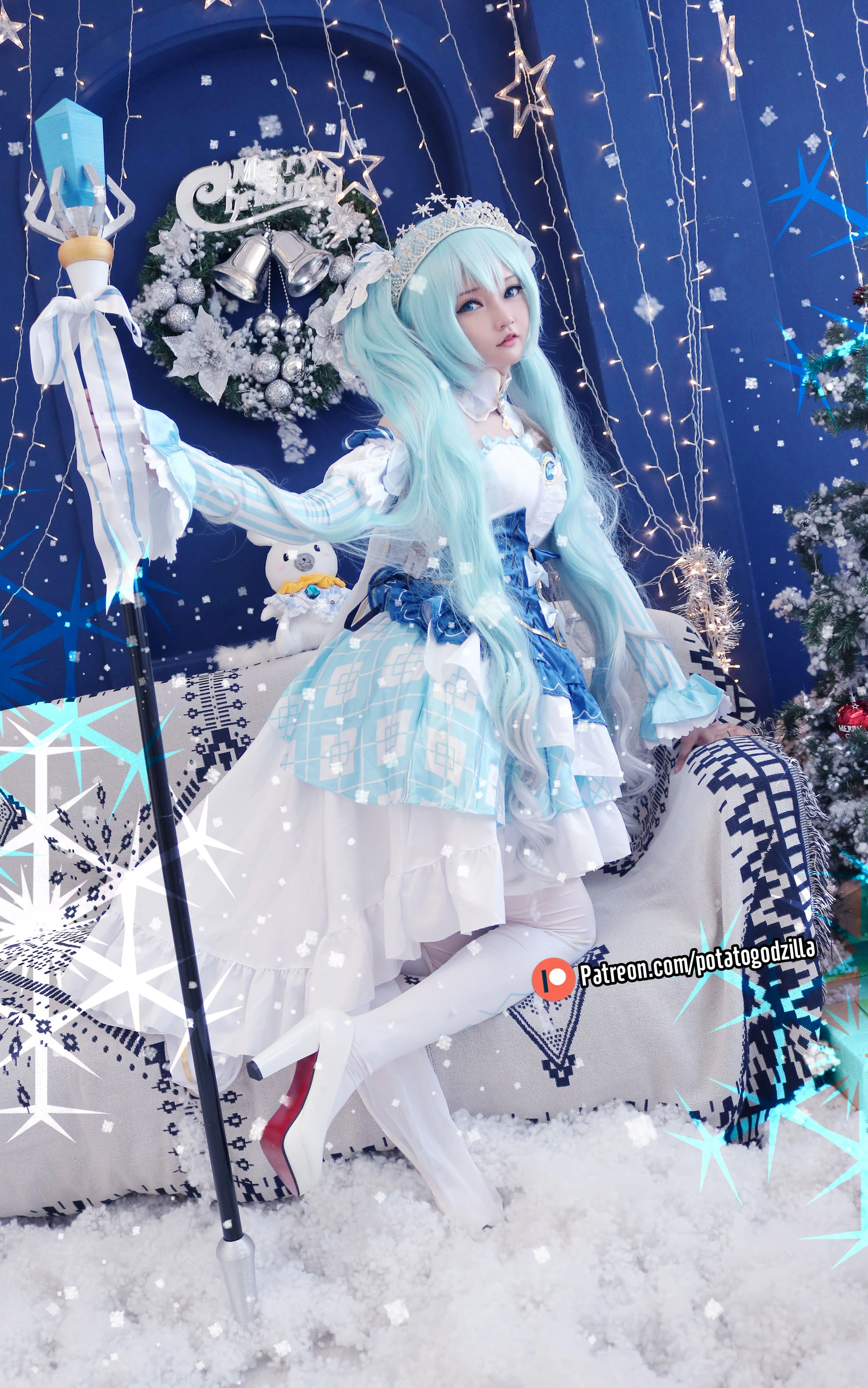 Coser小姐姐Potato Godzilla – Snow Miku [41P]插图2