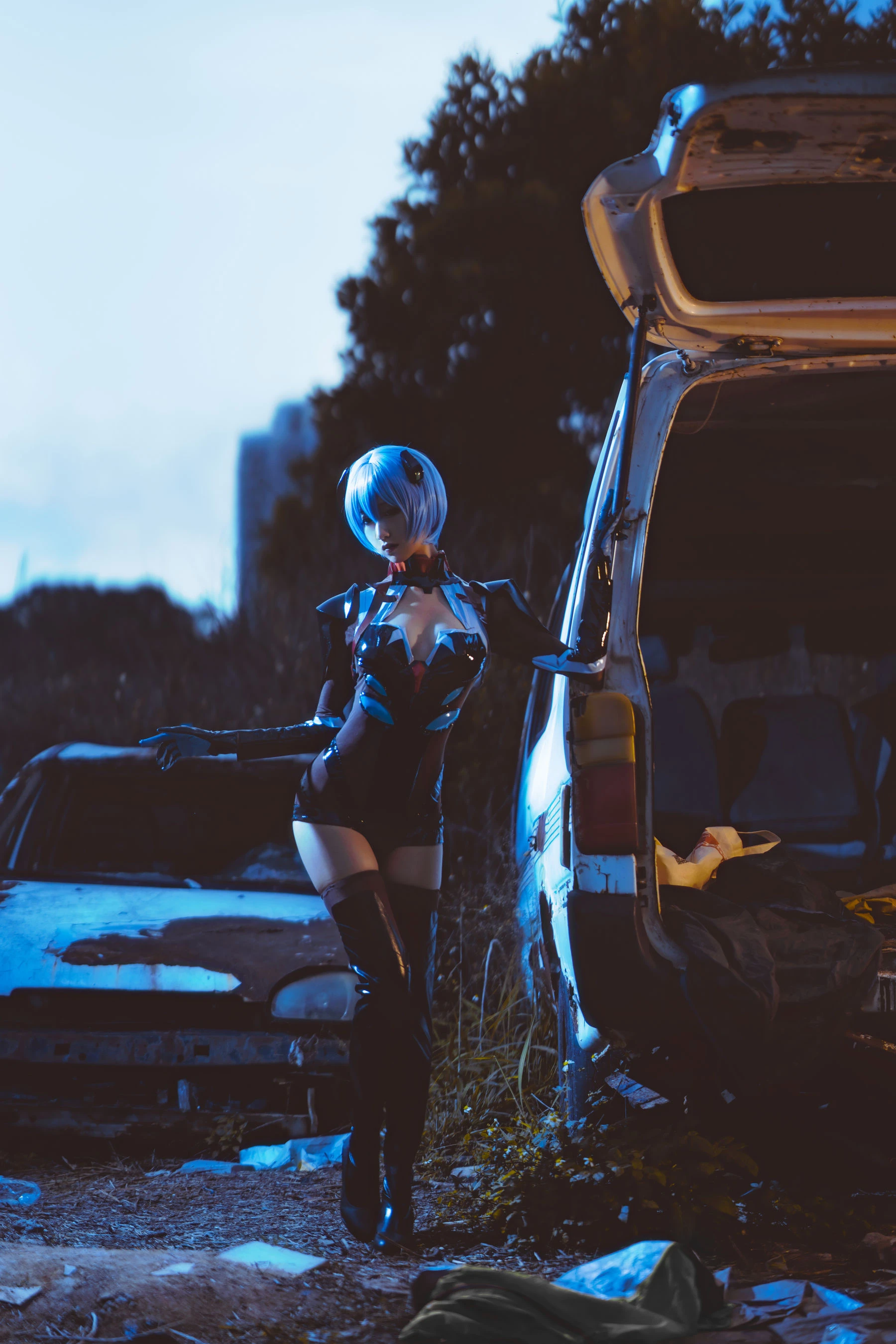 萌系小姐姐木绵绵OwO – 绫波丽 [28P]插图1