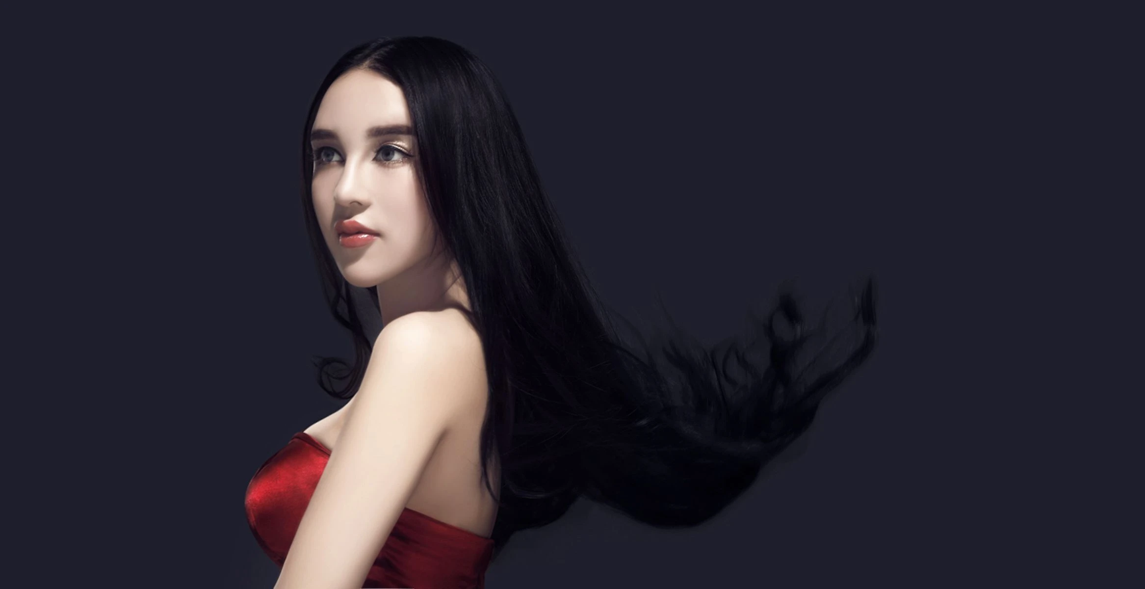 混血美女模特石一伊 棚拍图片 [45P]插图5