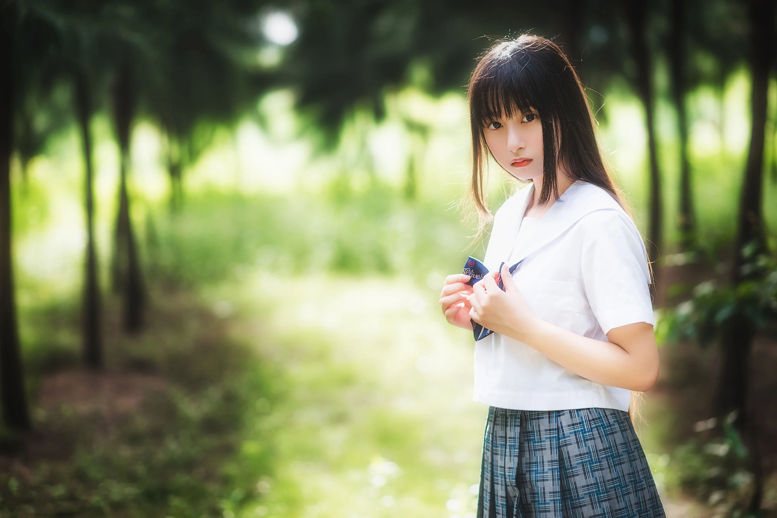 萌妹子伽马羽落子 – 一起去海边 [51P]插图1