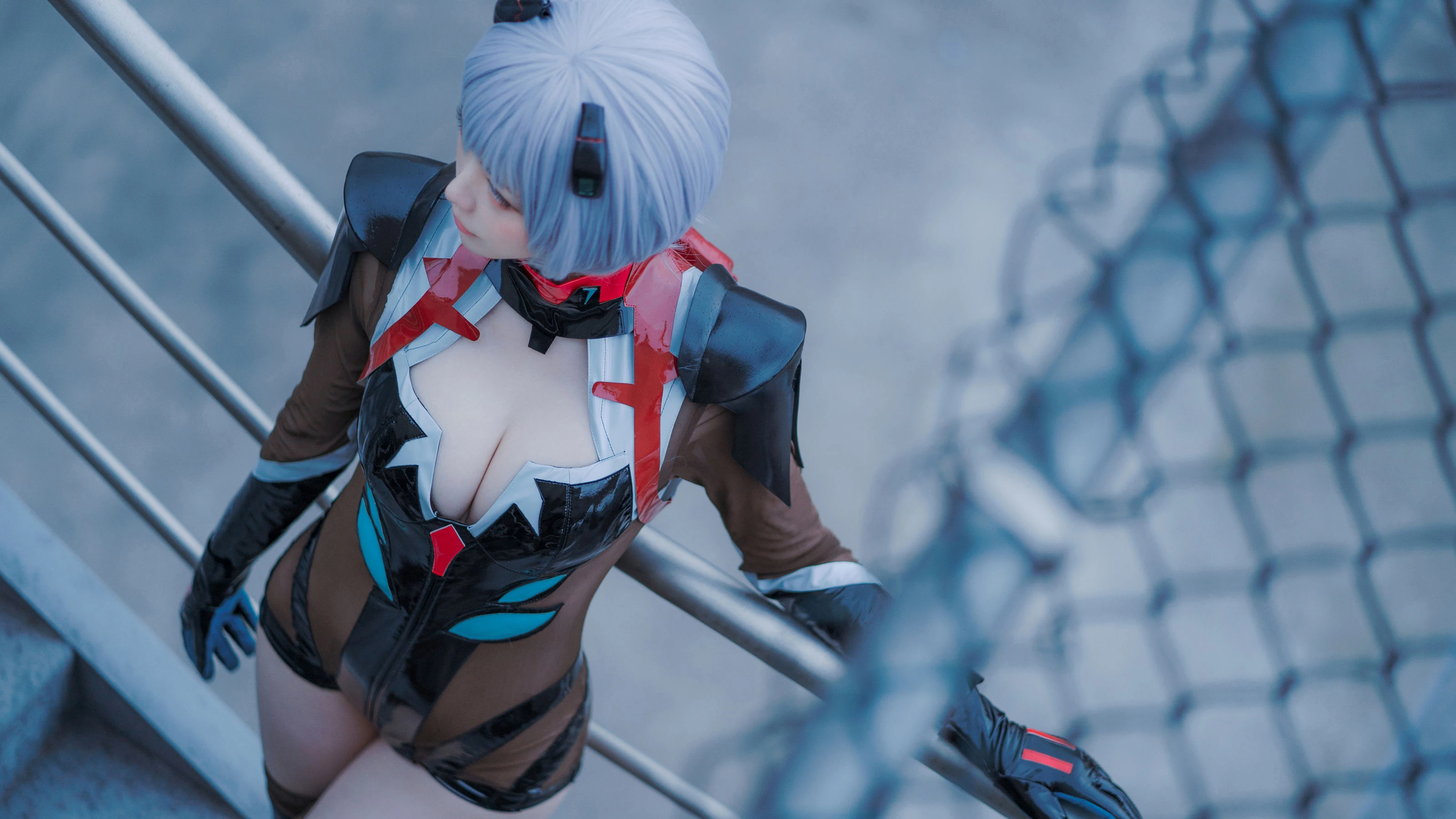 大胸萌妹妖少you1 – 绫波丽 [8P]插图1