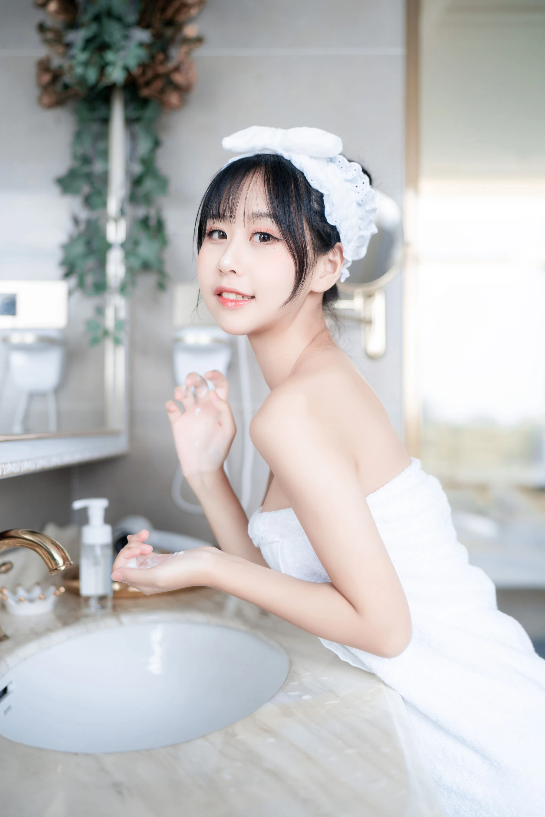 阳光美少女萌芽儿o0 – 浴巾 [27P]插图4