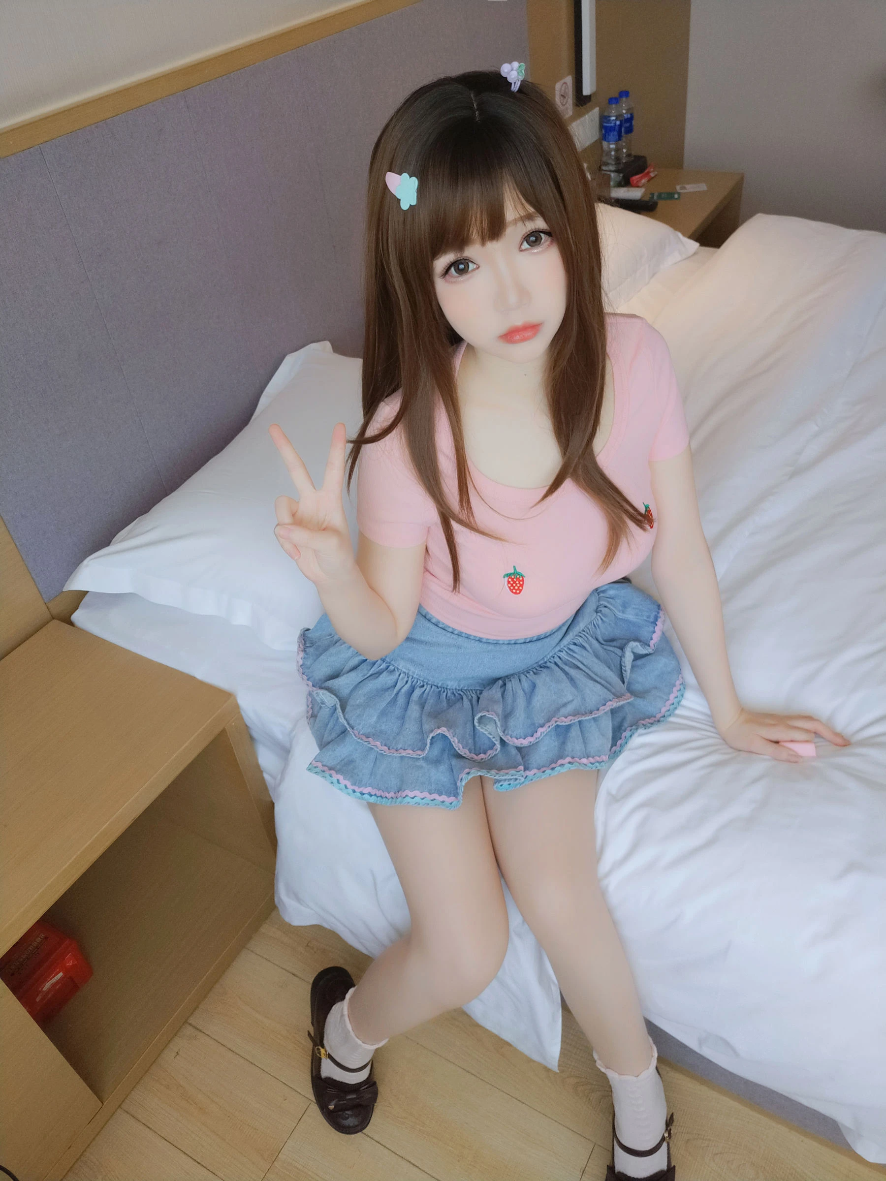 动漫博主雪晴Astra – 短裙妹妹 [100P]插图3