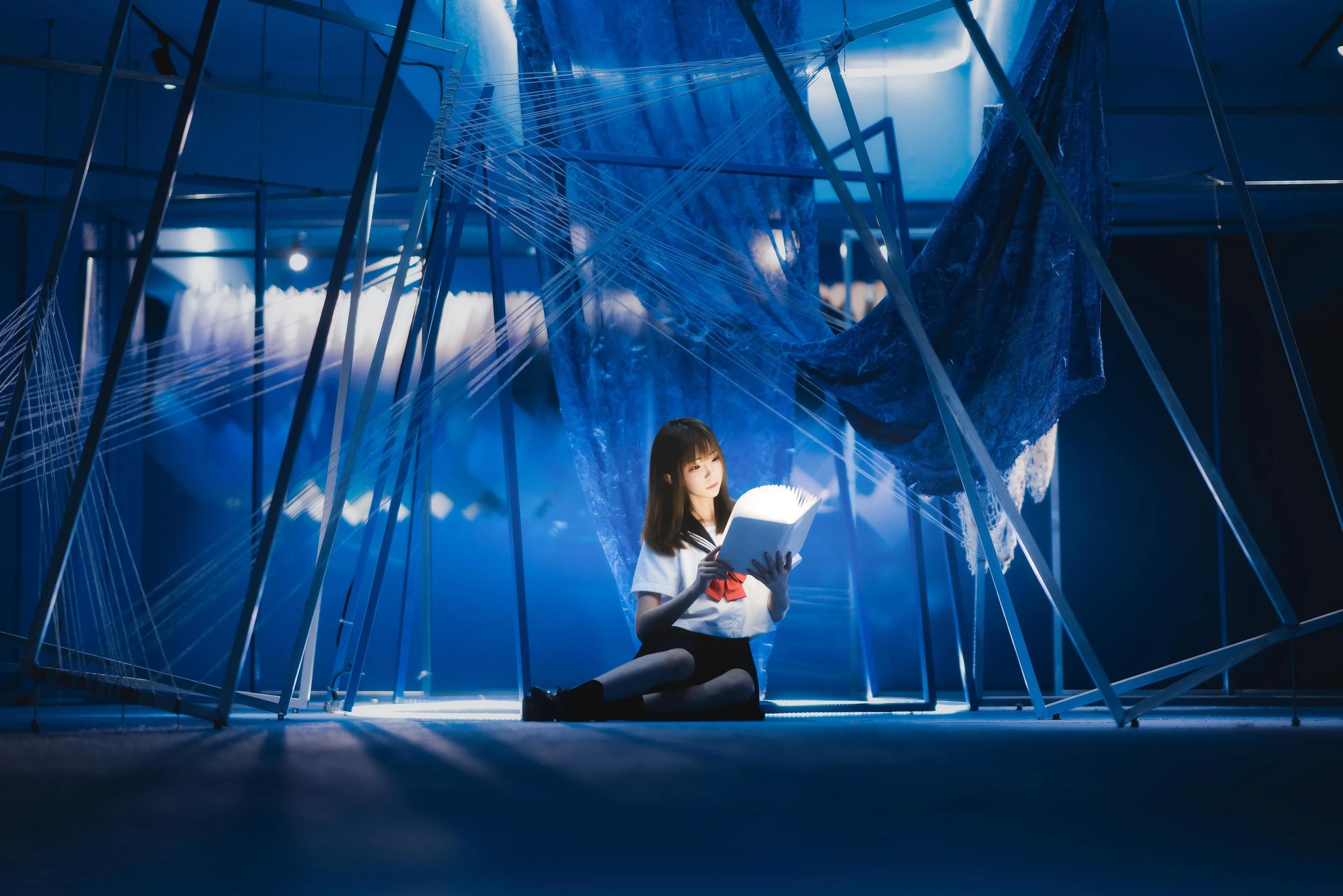 动漫博主Kitaro_绮太郎 – 十分之七的蓝 [25P]插图1