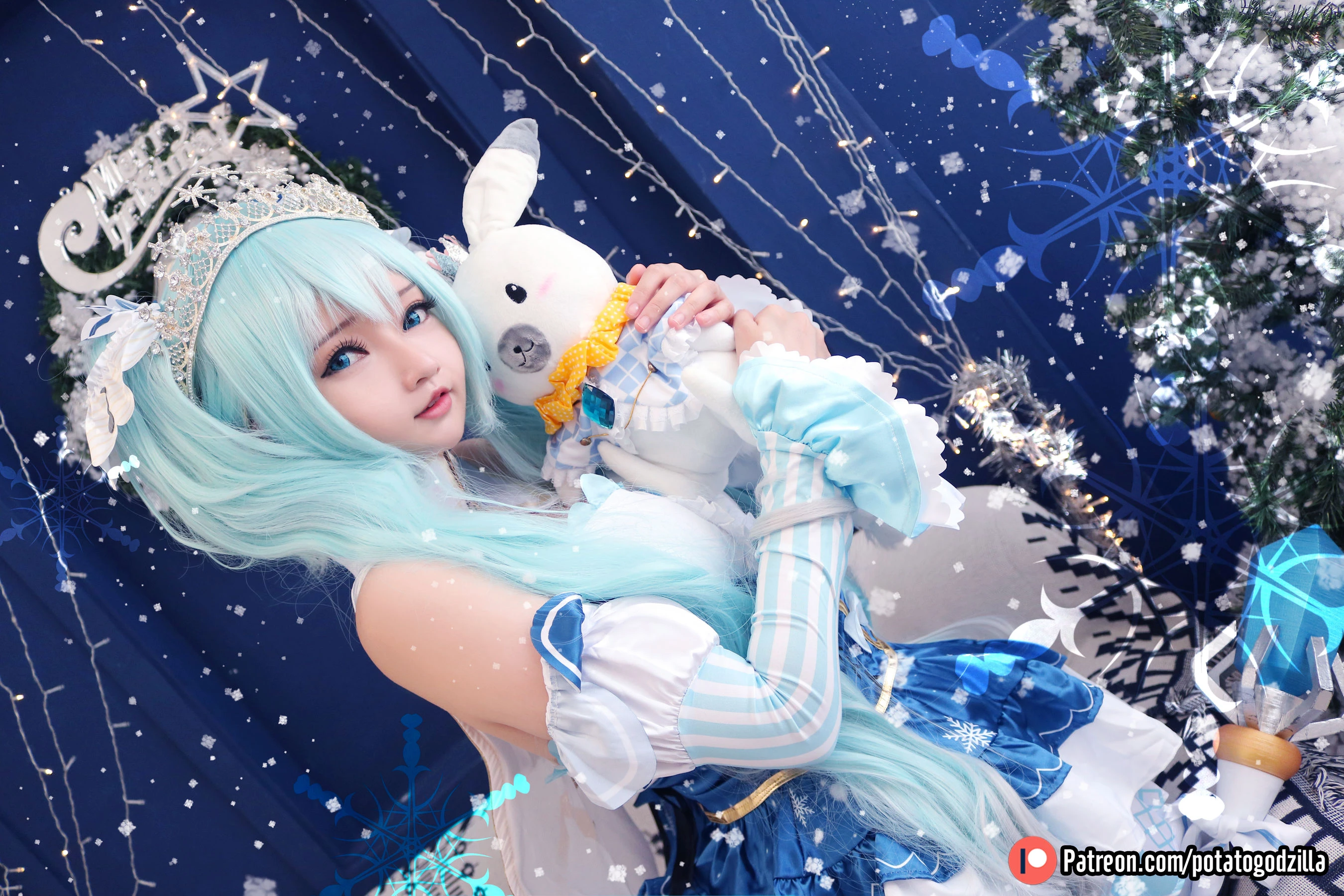 Coser小姐姐Potato Godzilla – Snow Miku [41P]插图5
